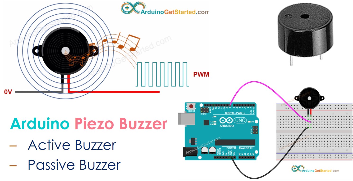 Arduino Buzzer piézoélectrique