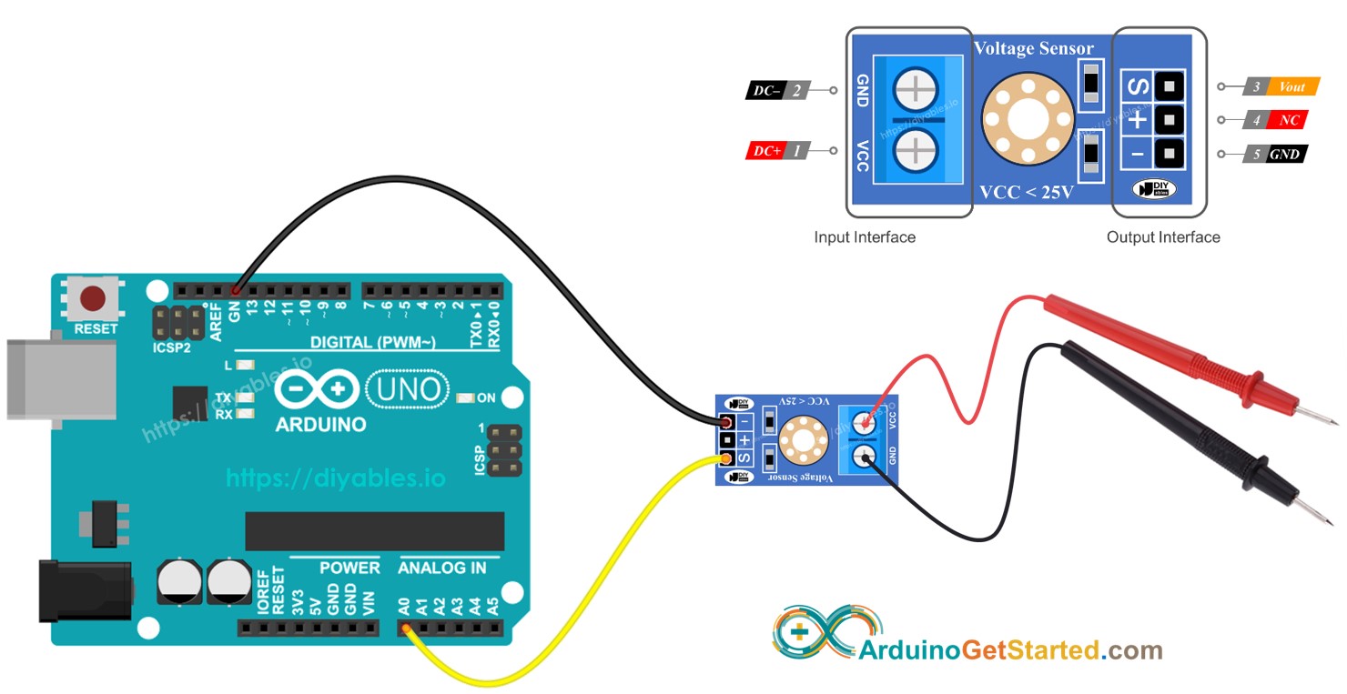 Capteur de tension Arduino