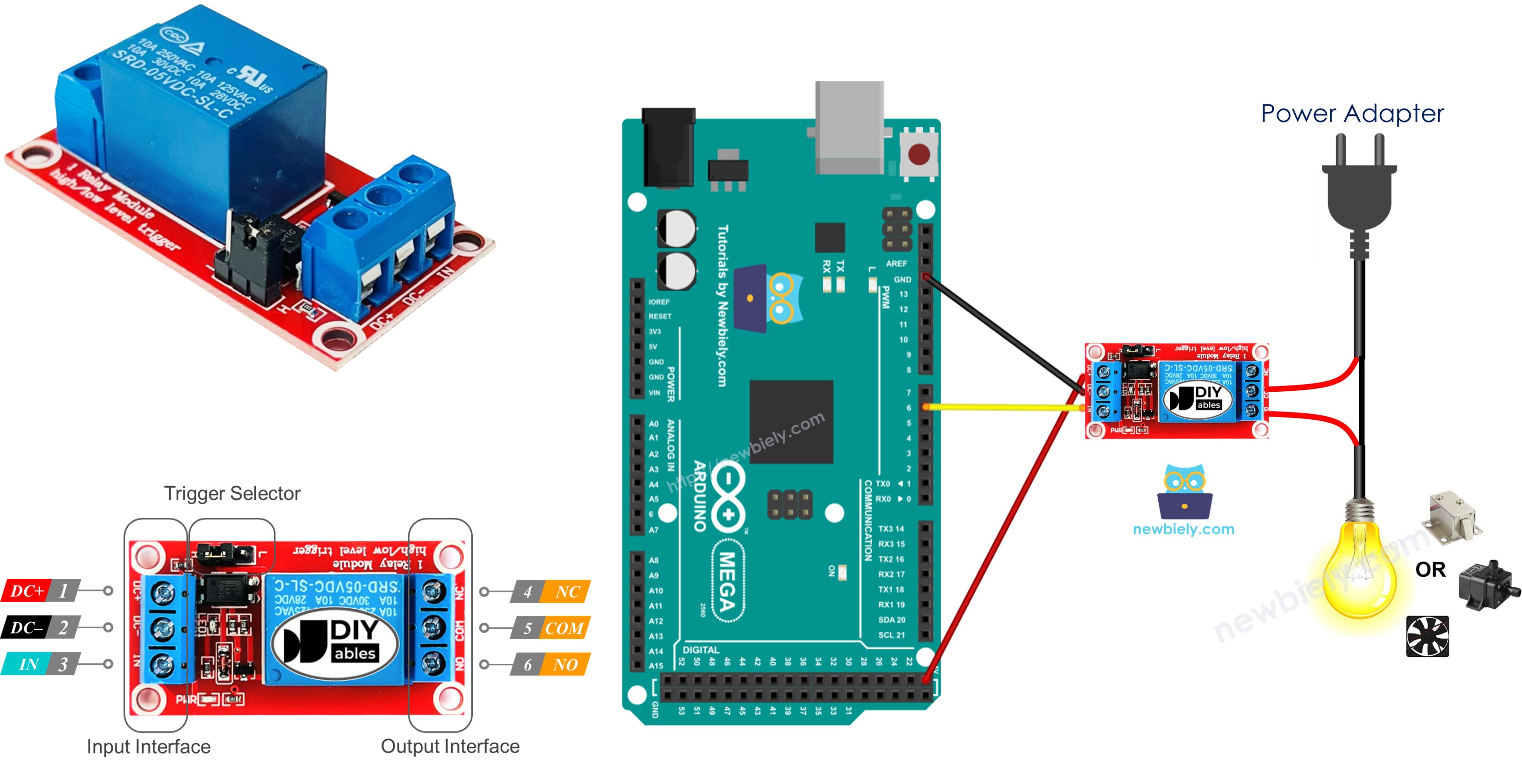 Arduino Mega Relais