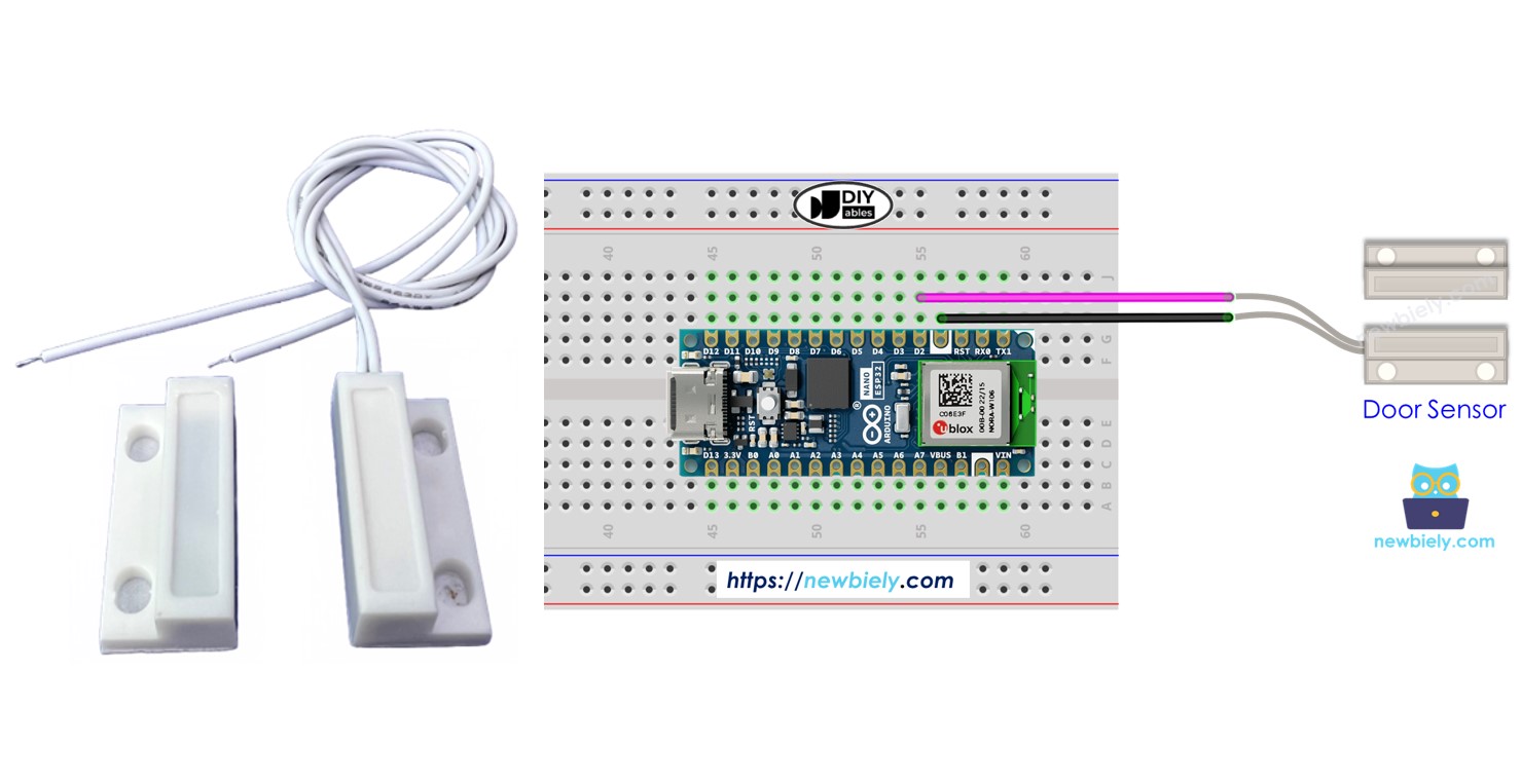 Arduino Nano ESP32 Capteur de porte