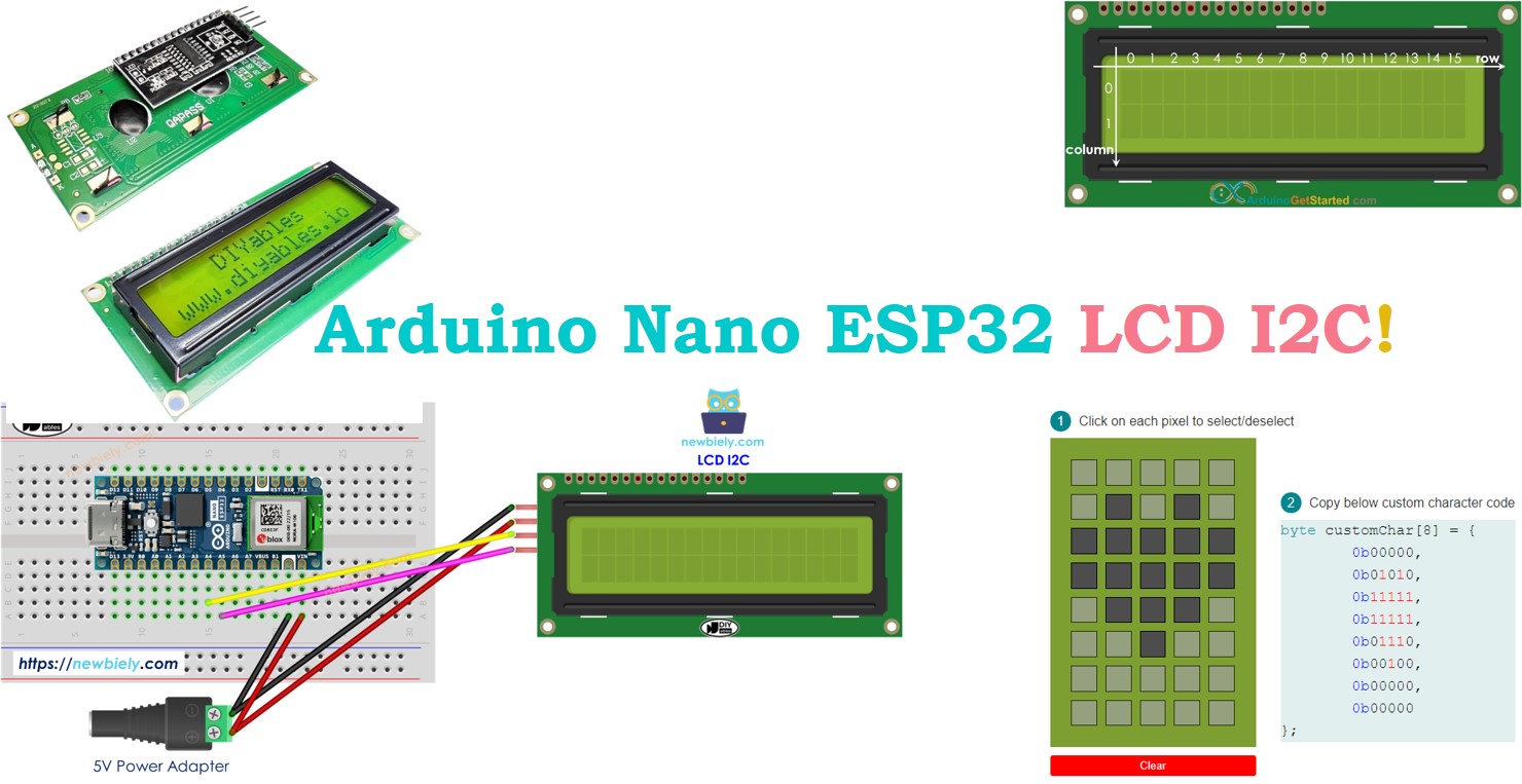 Arduino Nano ESP32 Écran