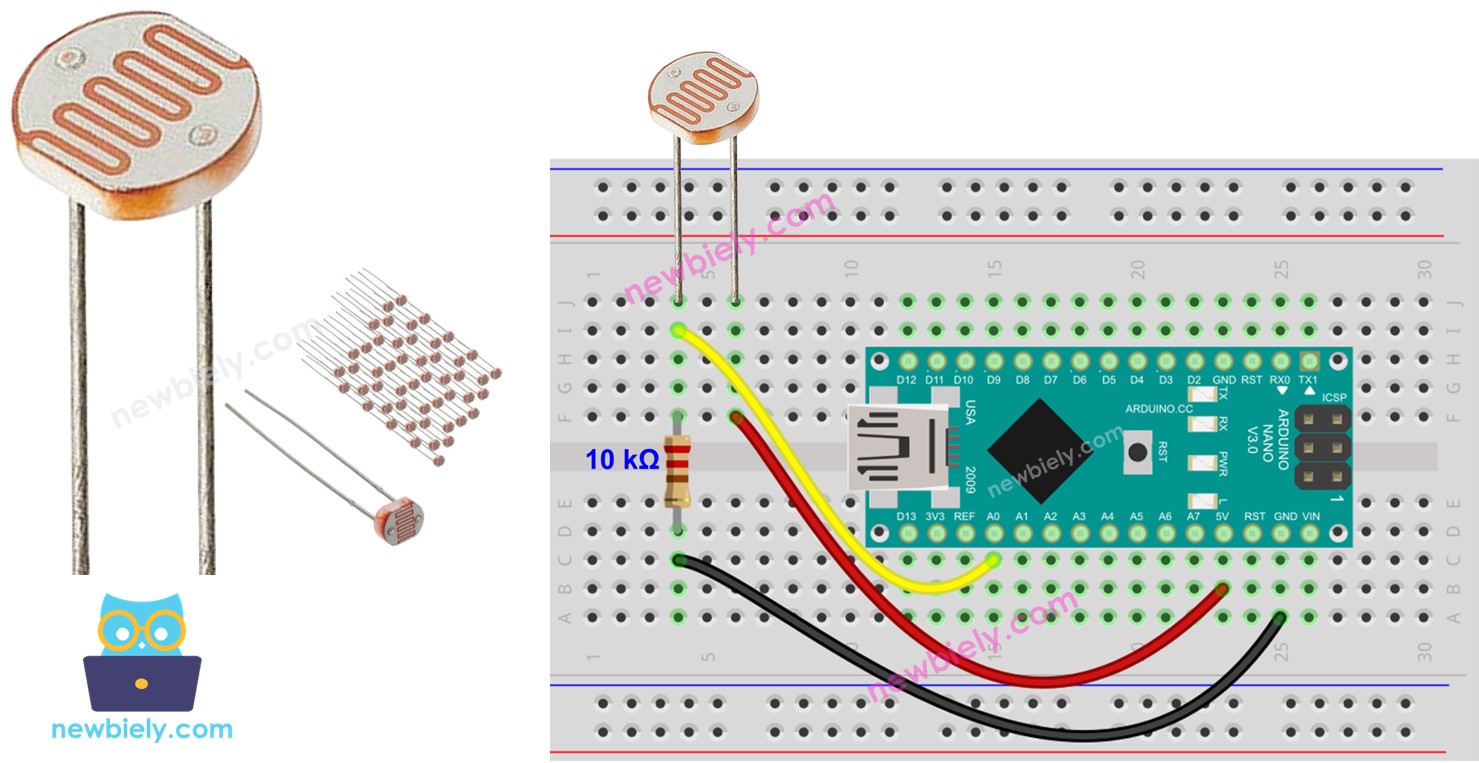 Arduino Nano Capteur de lumière