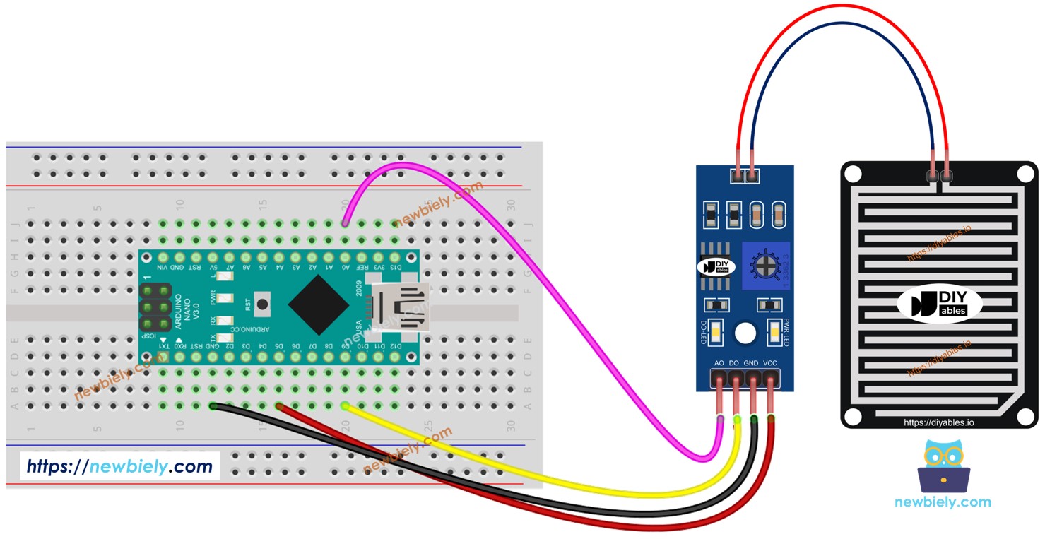 Arduino Nano - Capteur de pluie