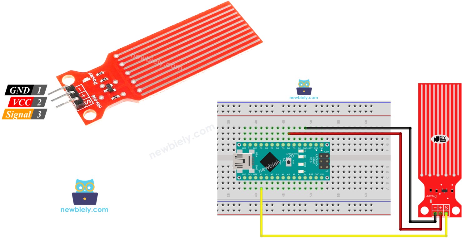 Arduino Nano Eau/liquide