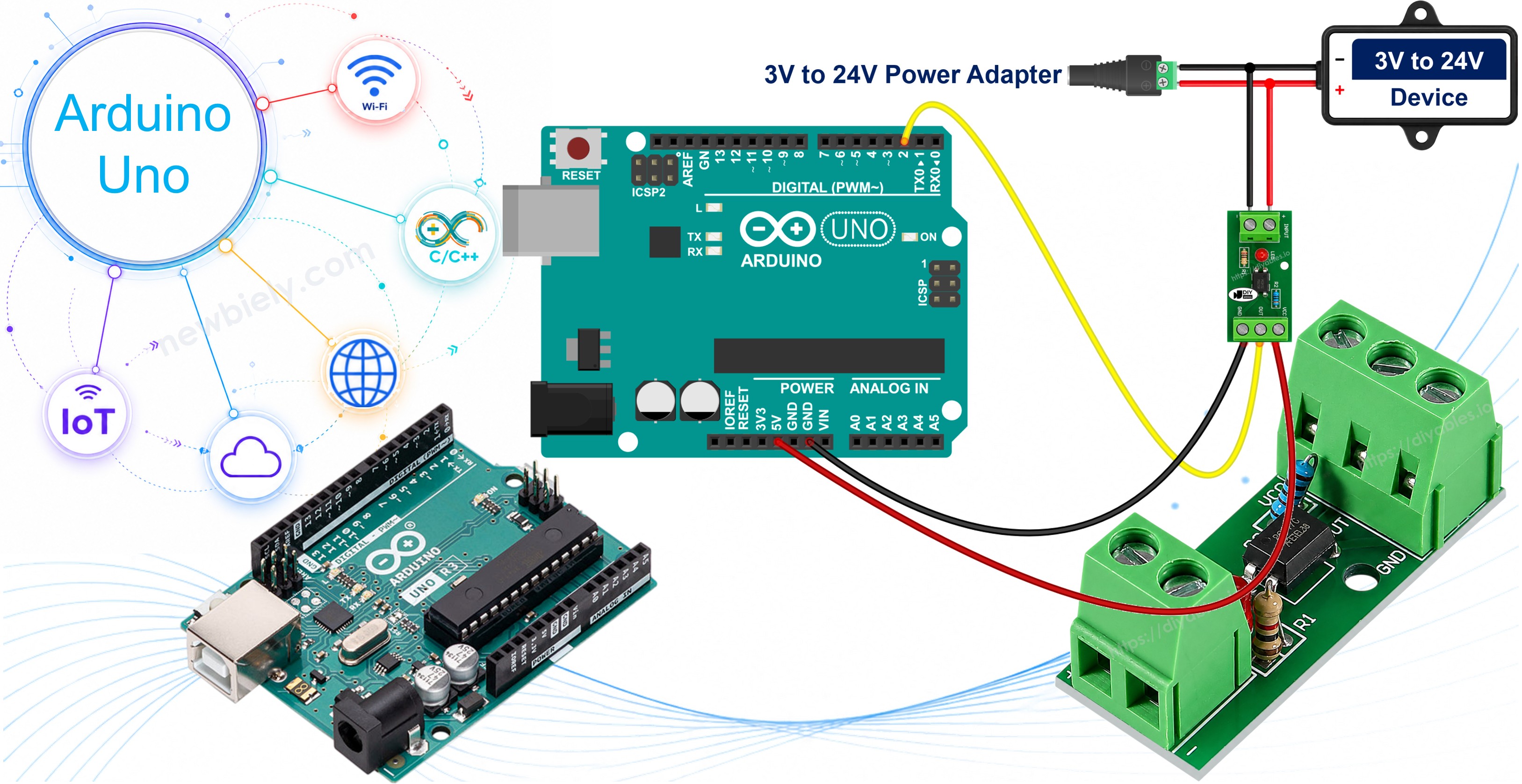 Optocoupleur PC817 Arduino