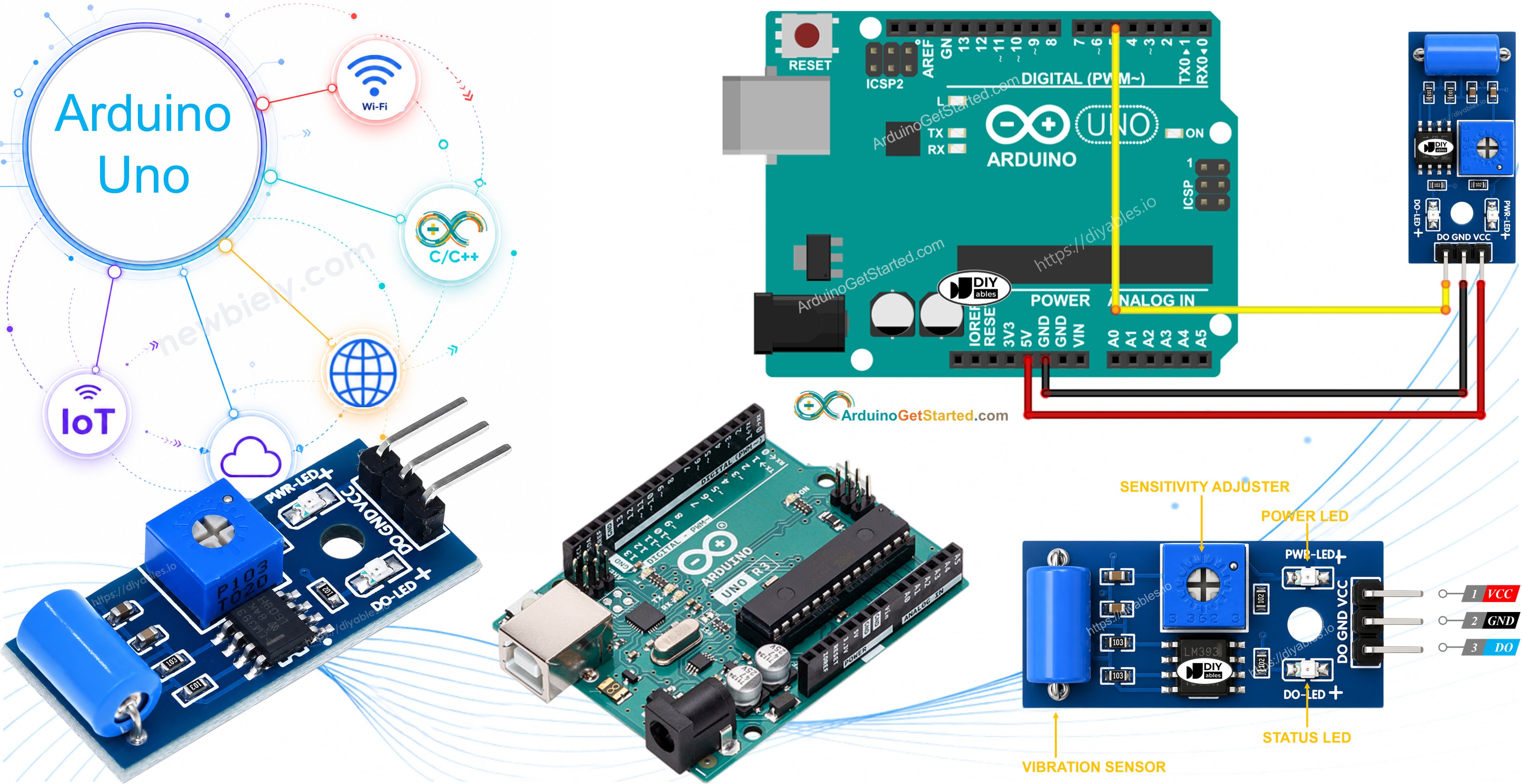 Arduino Capteur de vibration SW-420
