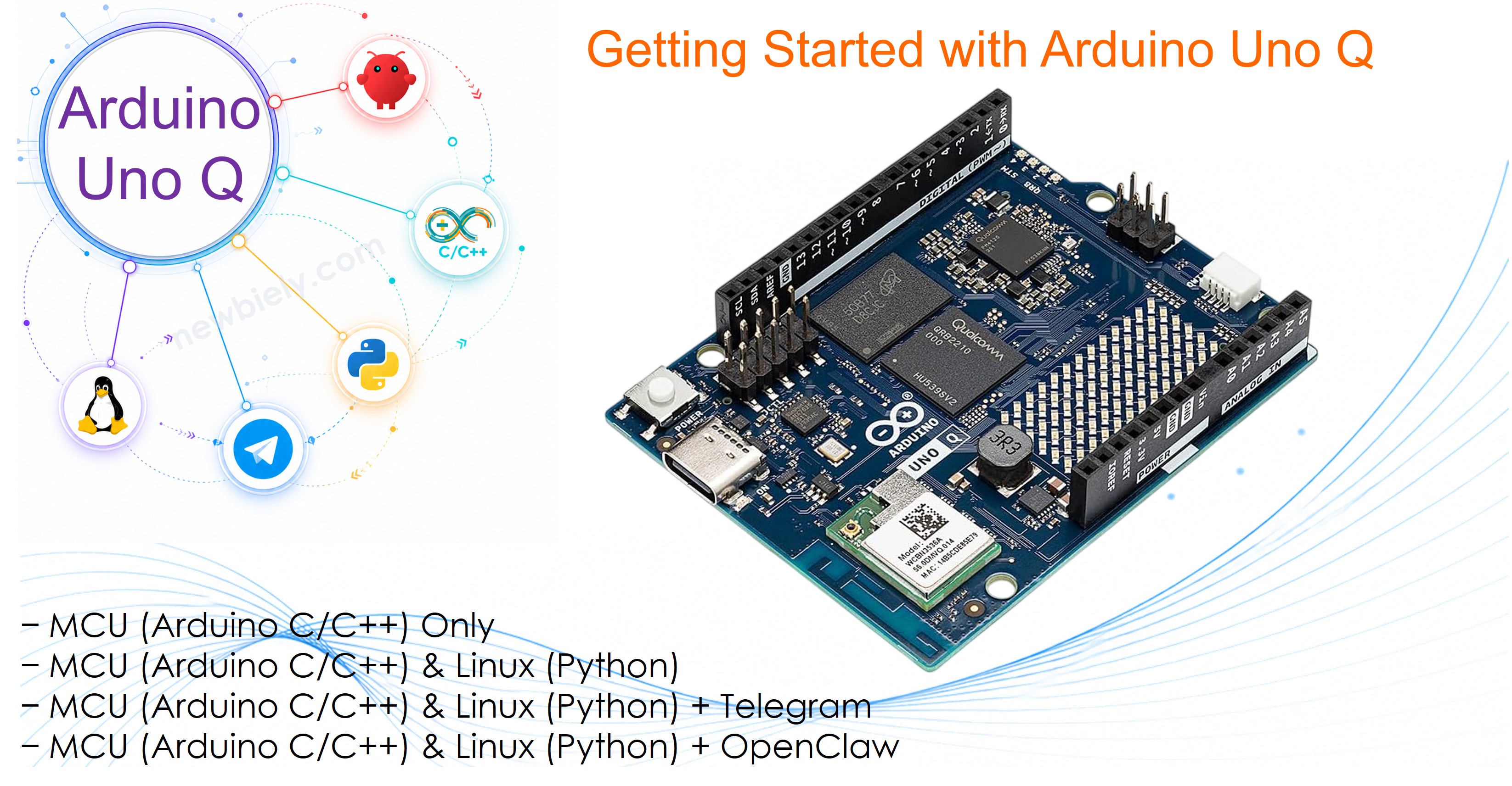 Arduino UNO Q De base