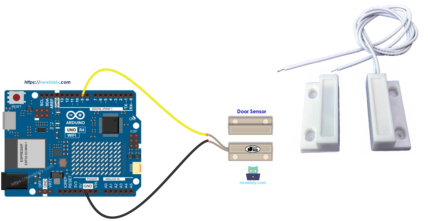 Arduino Uno R4 Capteur de porte