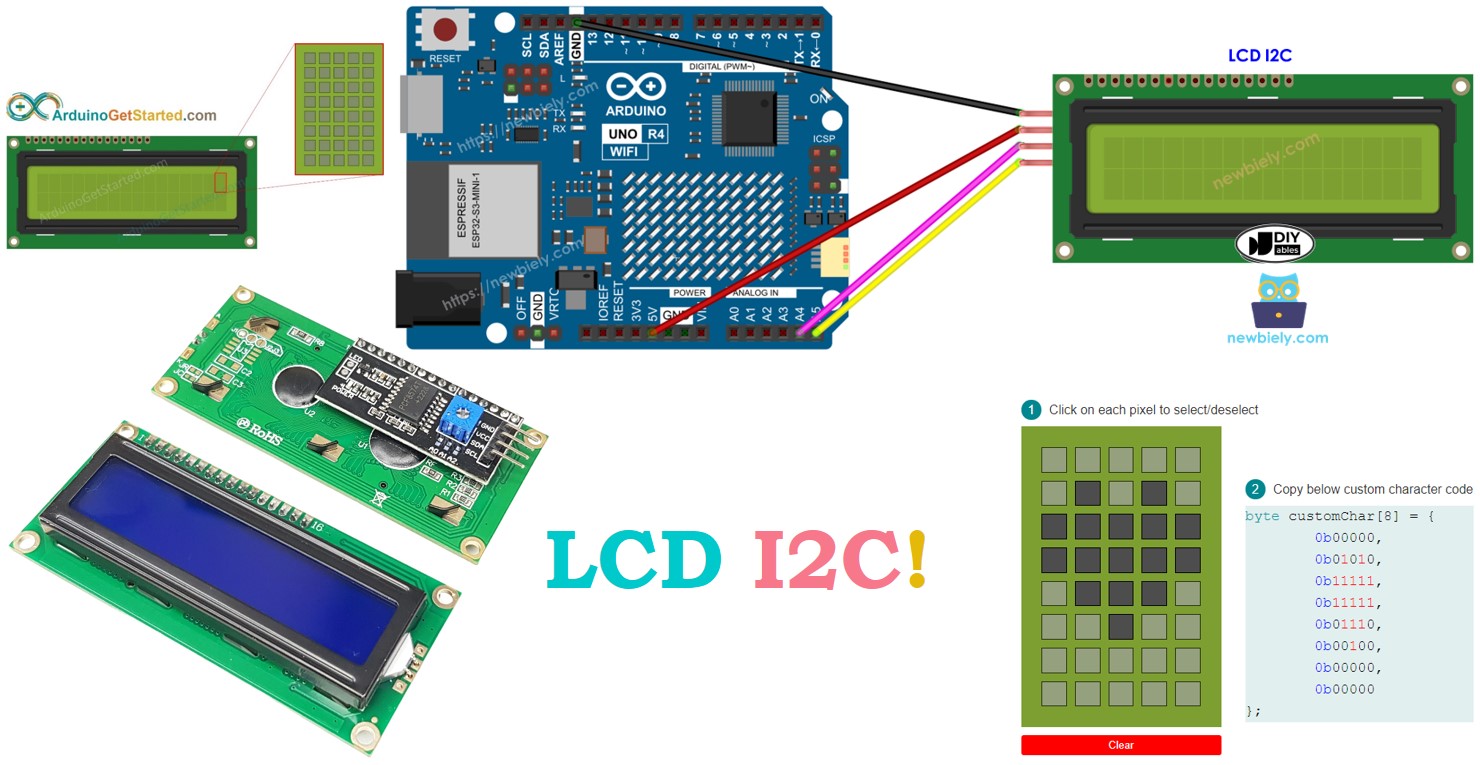 Arduino Uno R4 Écran