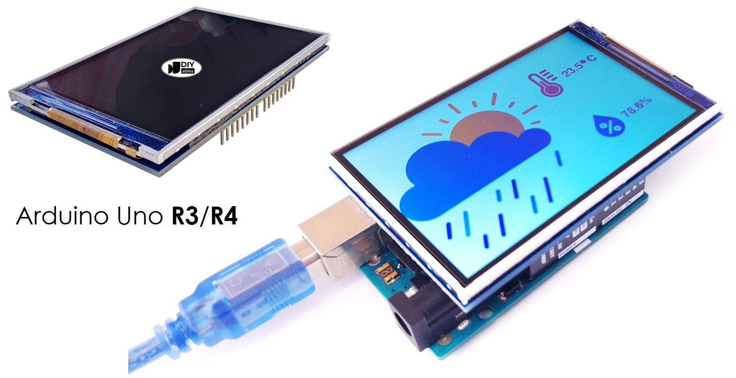 Affichage TFT LCD Arduino UNO R4 et I2C