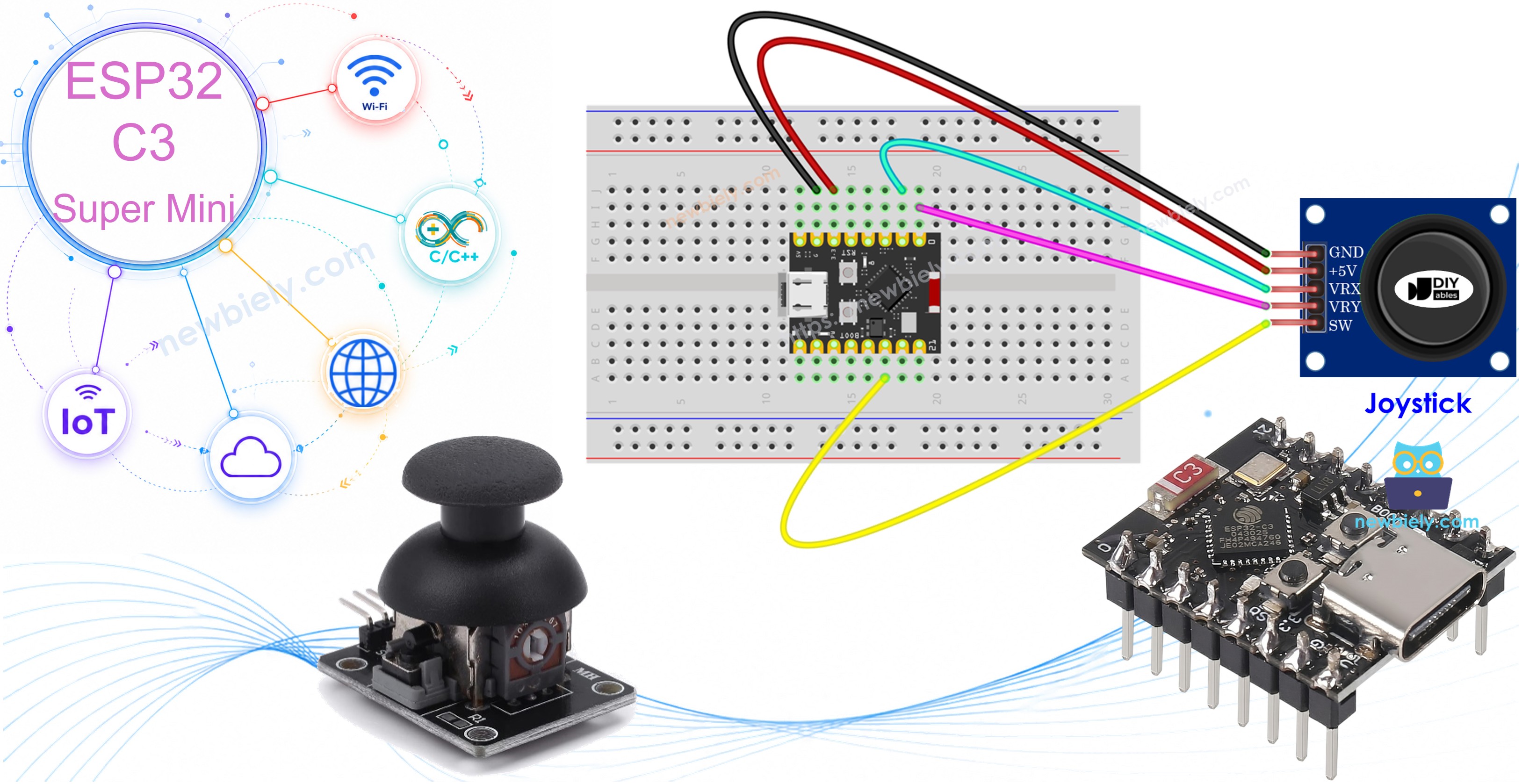ESP32 C3 Super Mini Joystick