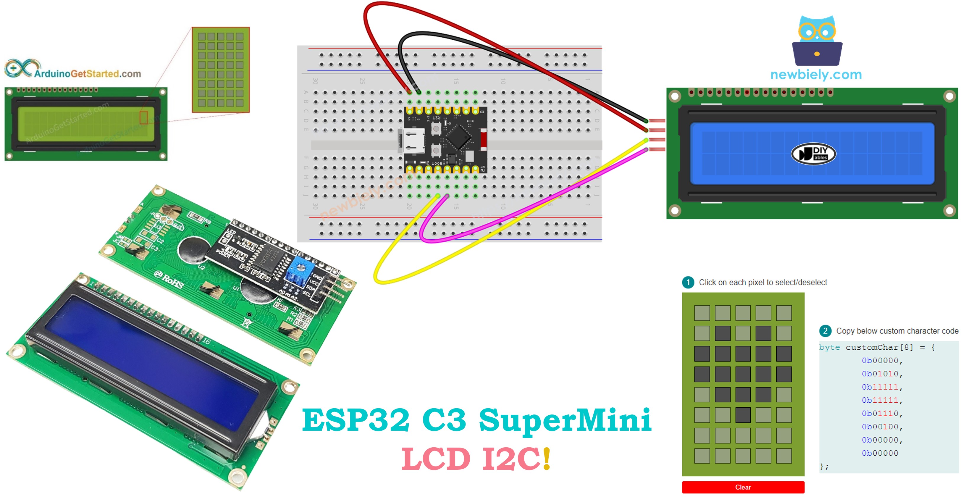 ESP32 C3 Super Mini Écran