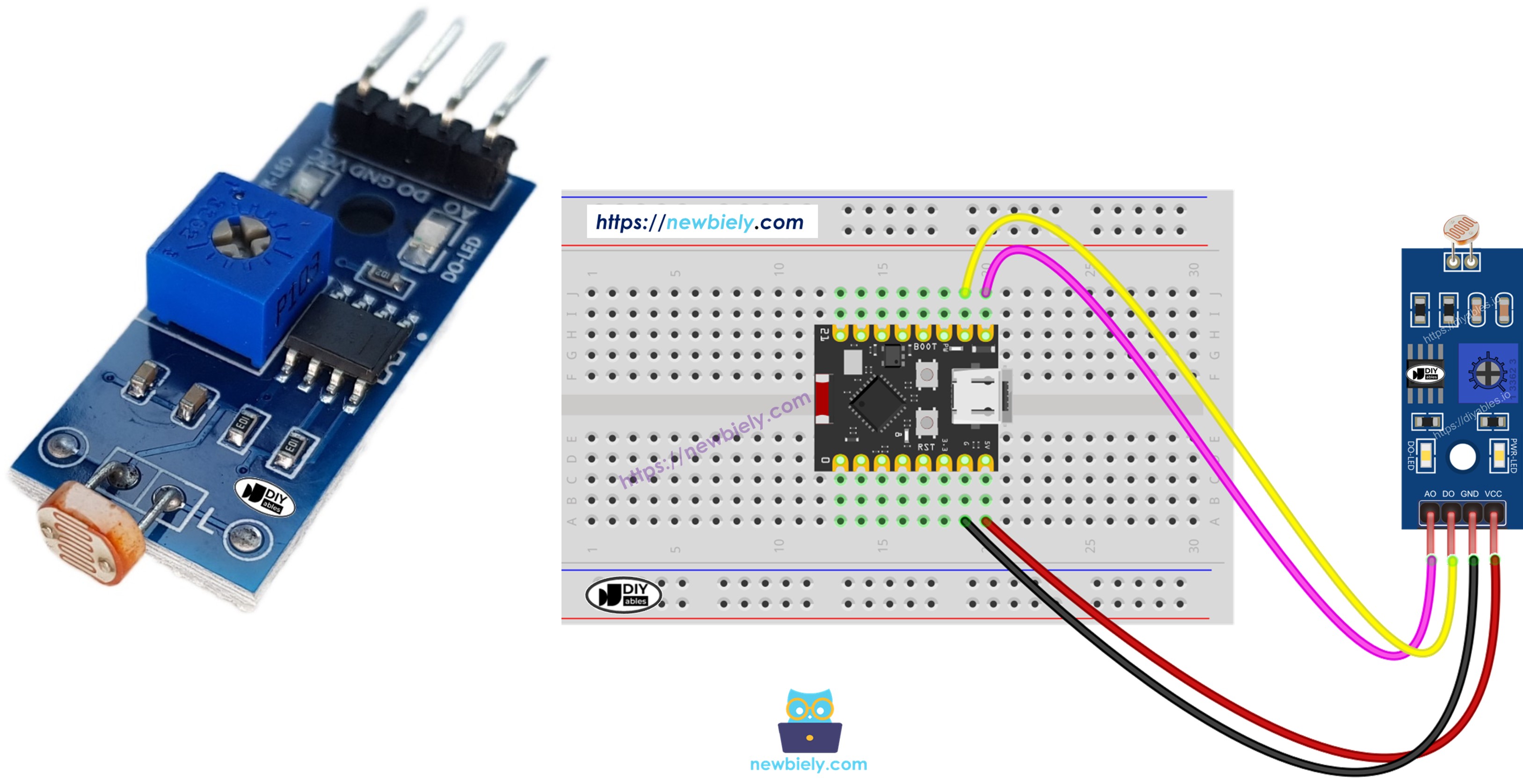 ESP32 C3 Super Mini - LDR Module