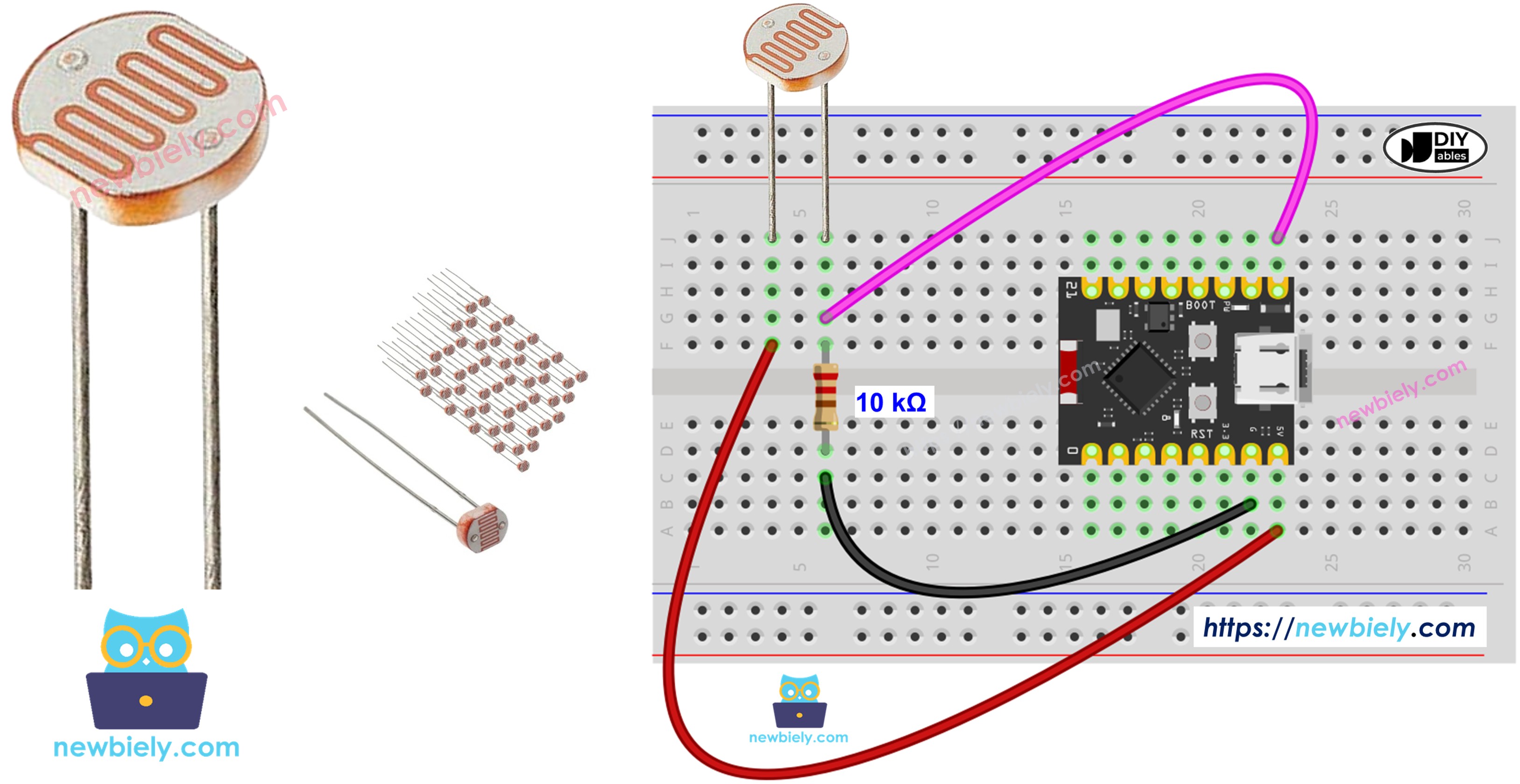 ESP32 C3 Super Mini Capteur de lumière