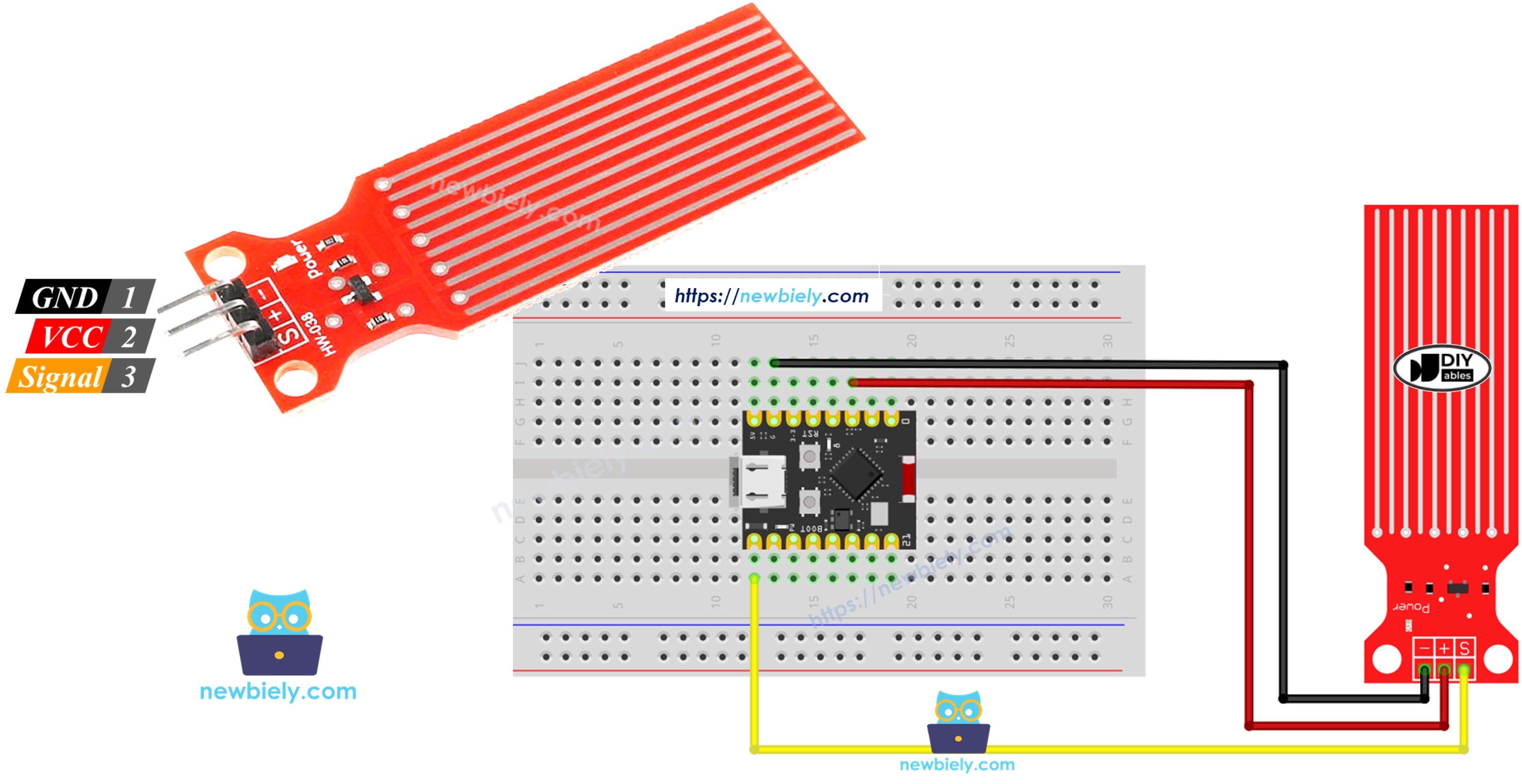 ESP32 C3 Super Mini Eau/liquide