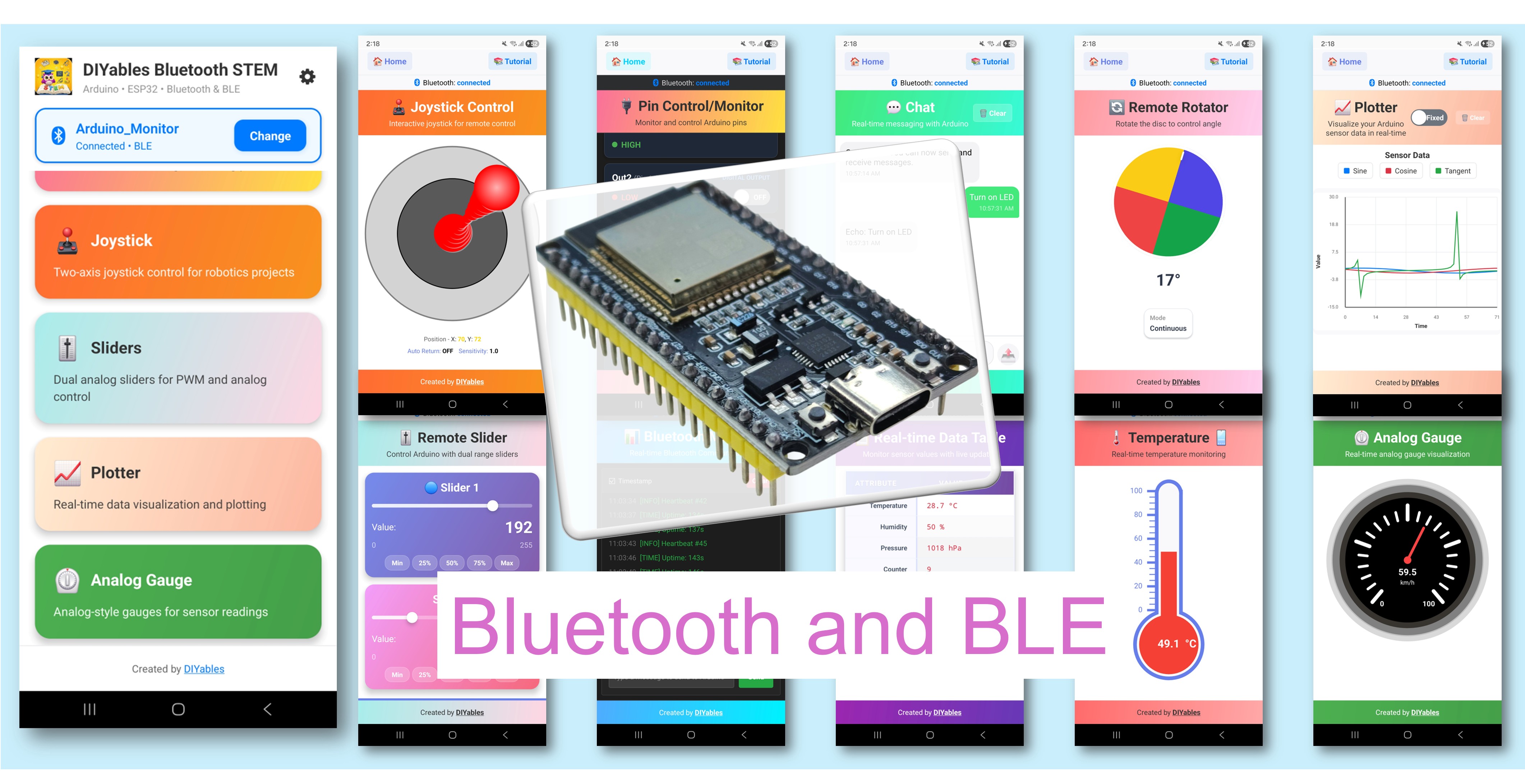 ESP32 Bluetooth Applications Multiples - Combiner Toutes les Applications Bluetooth dans un Projet Tutoriel