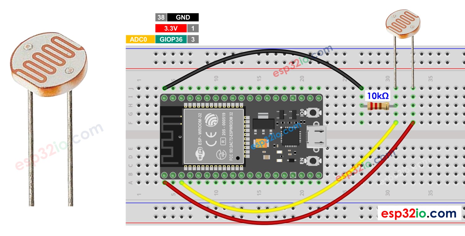 ESP32 Capteur de lumière