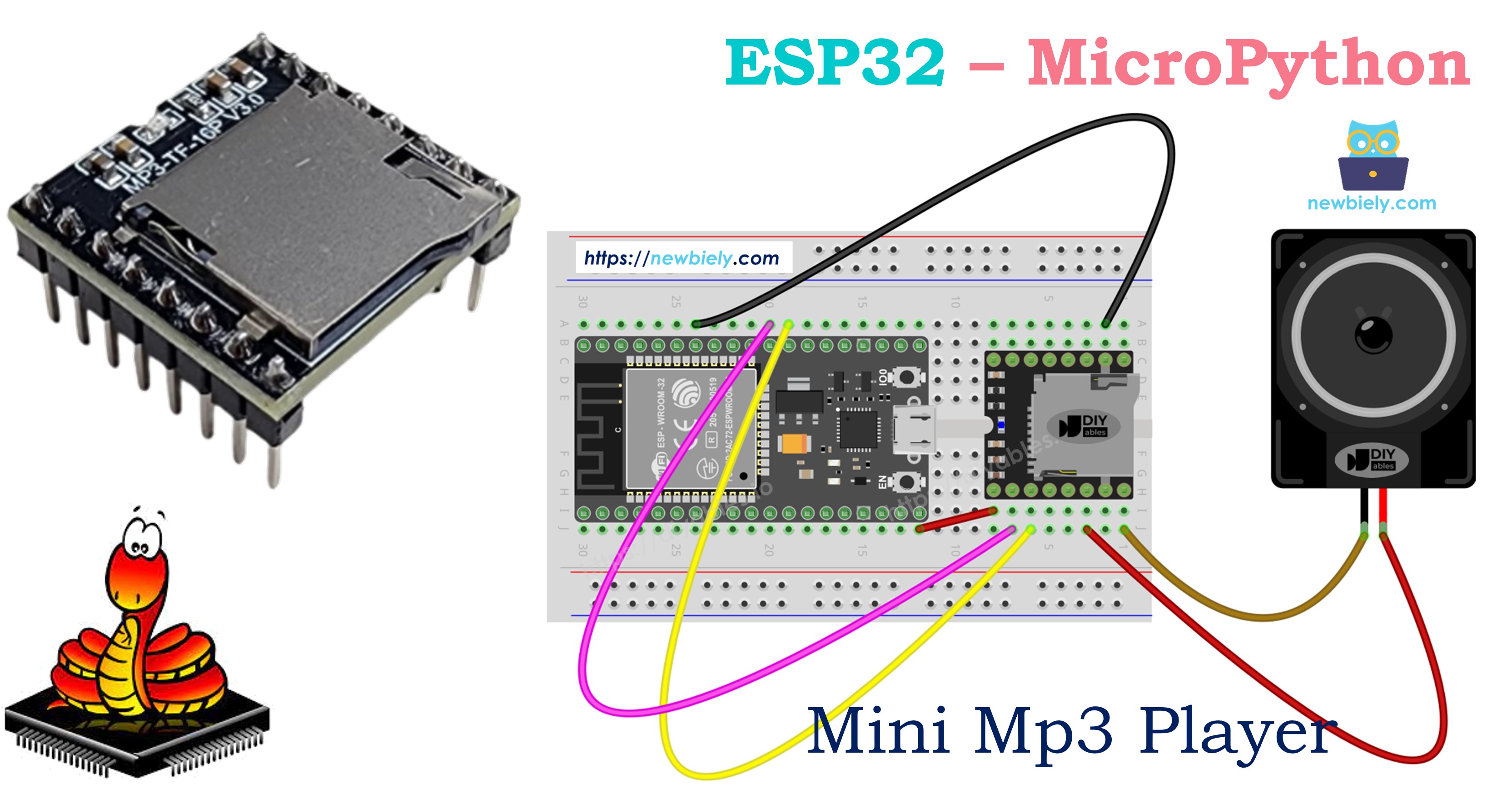 Mini Lecteur Mp3 ESP32 MicroPython