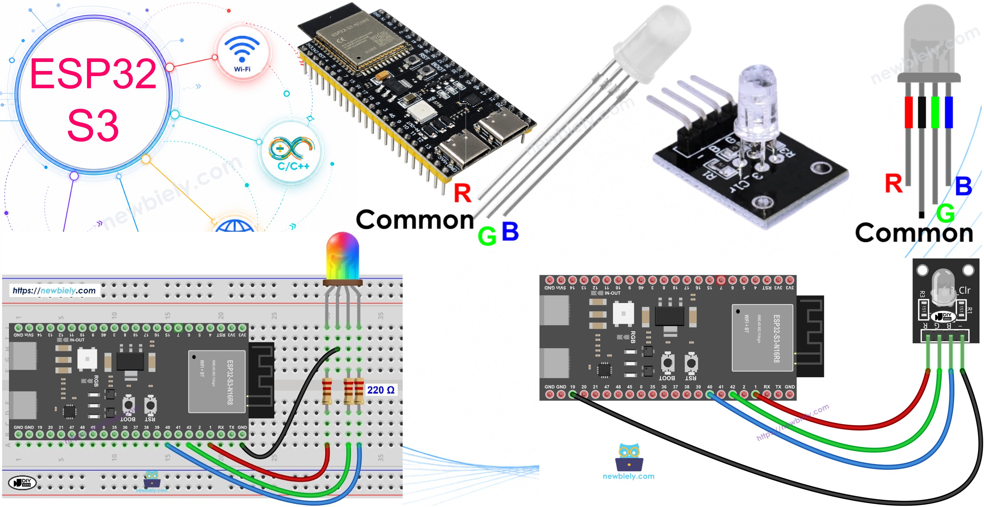 ESP32 S3 - LED RGB
