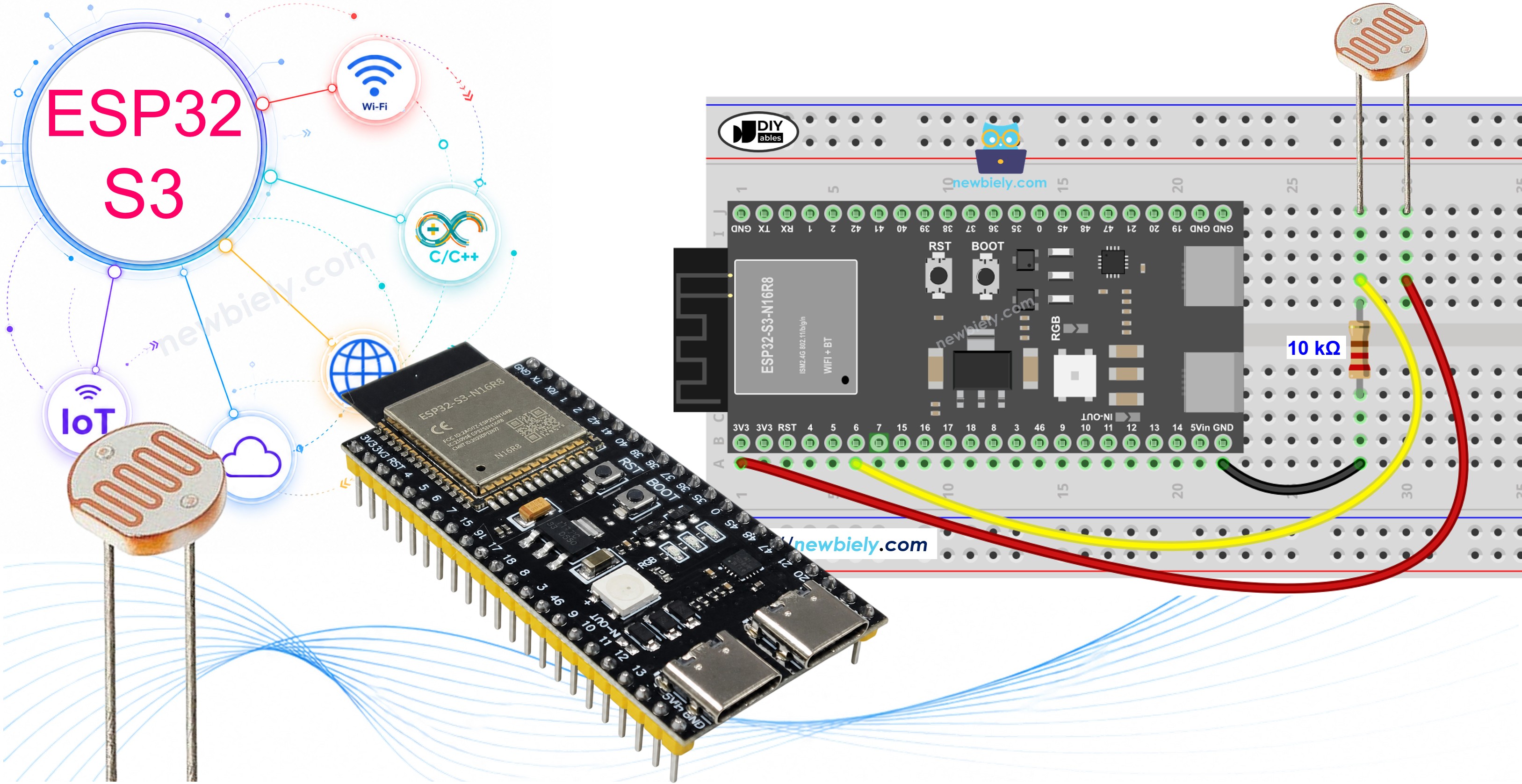 ESP32 S3 - Capteur de Lumière