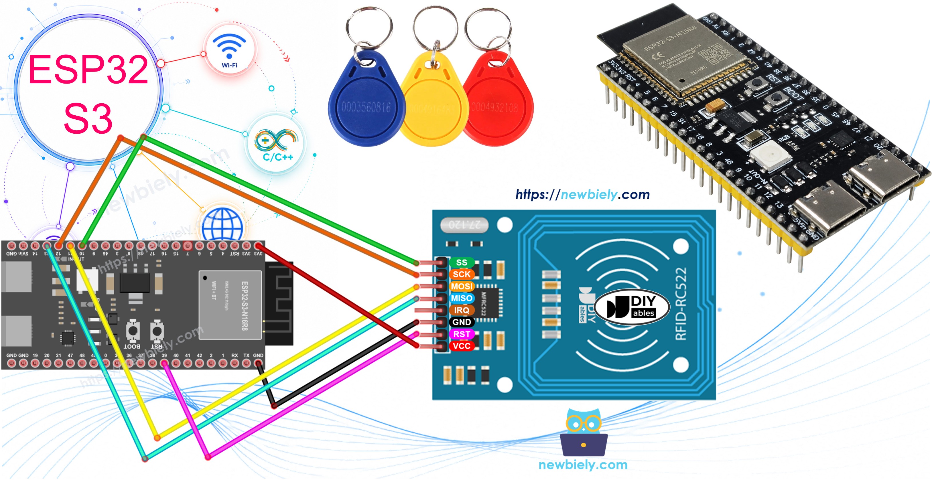 ESP32 S3 RFID RC522