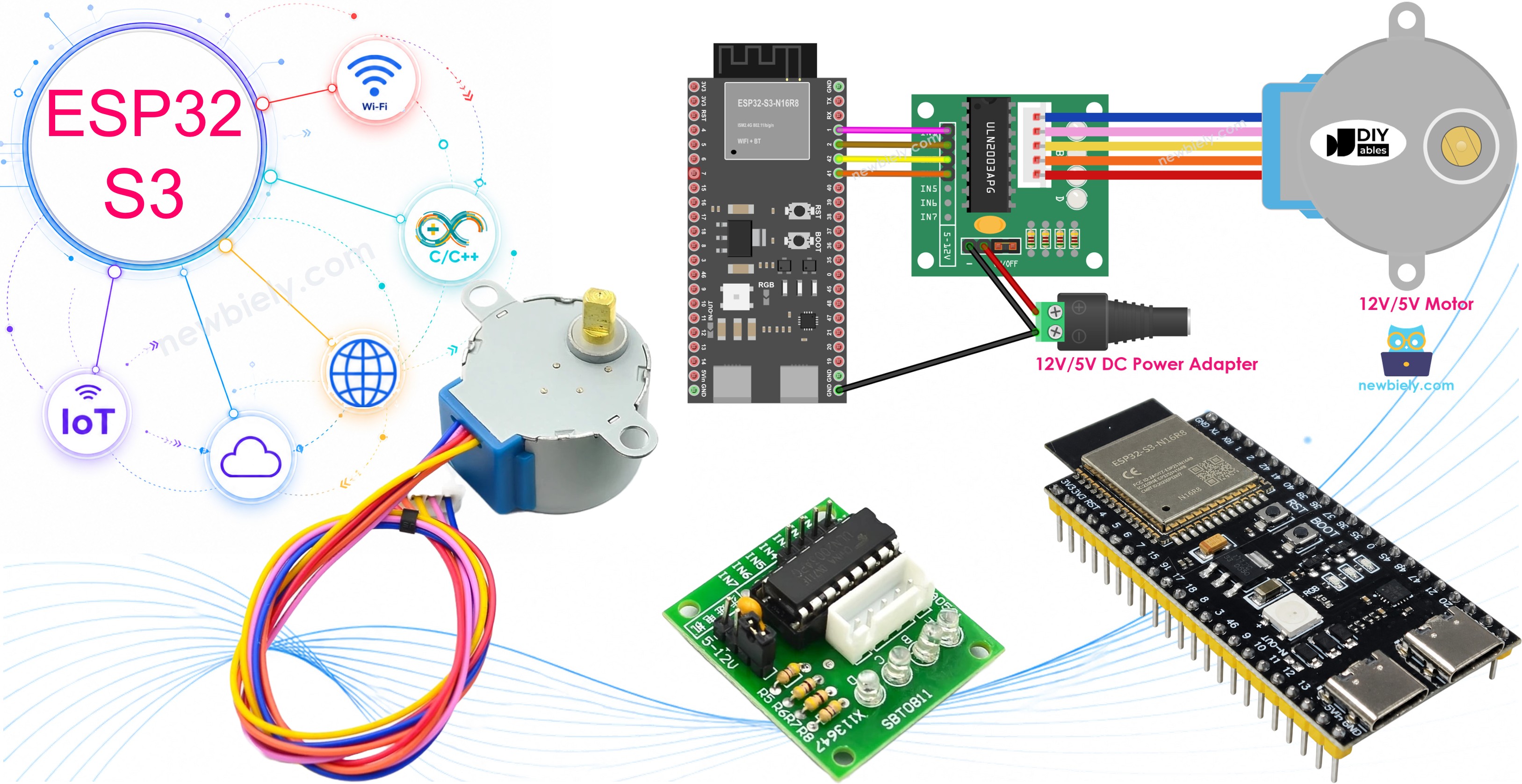 ESP32 S3 Moteur pas à pas