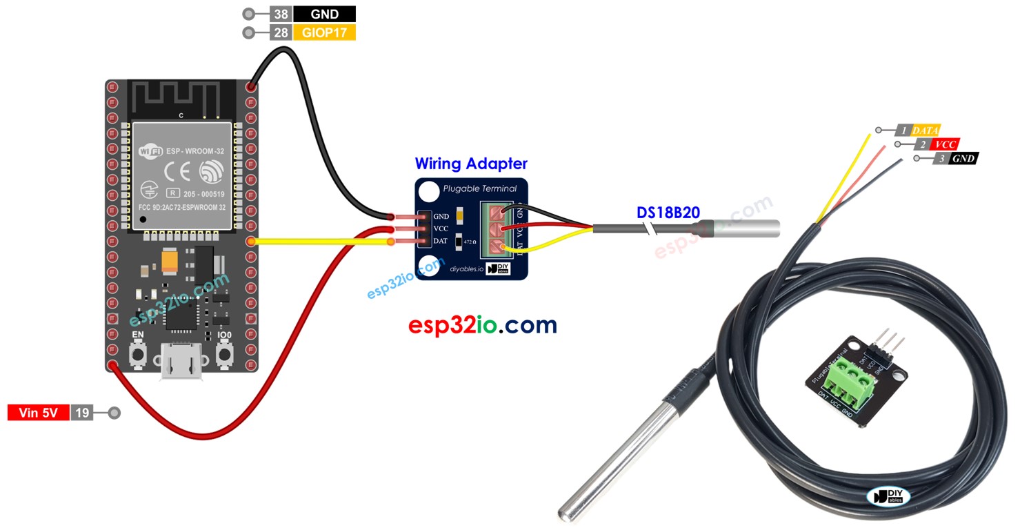ESP32 Capteur de température
