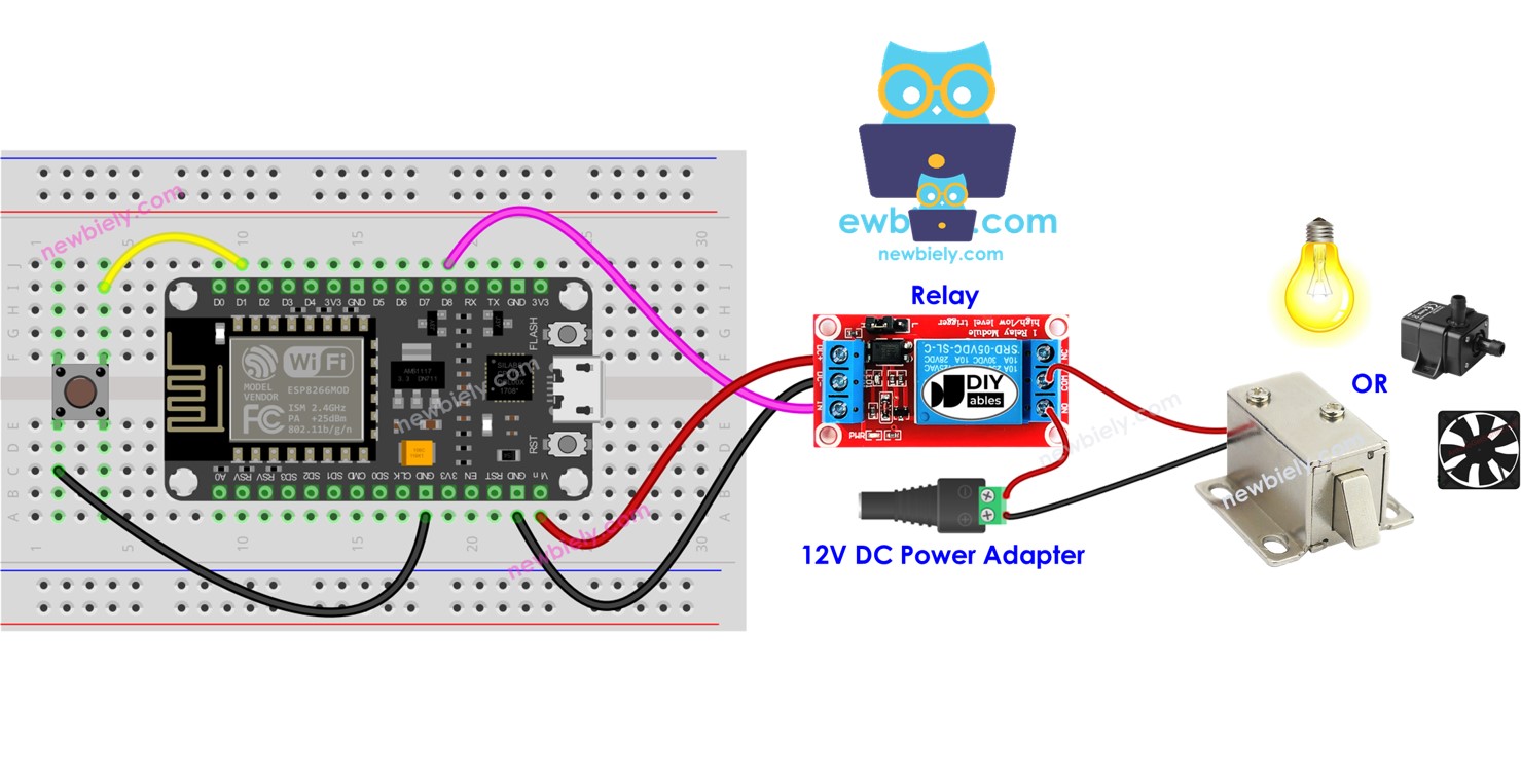 ESP8266 - Bouton - Relais