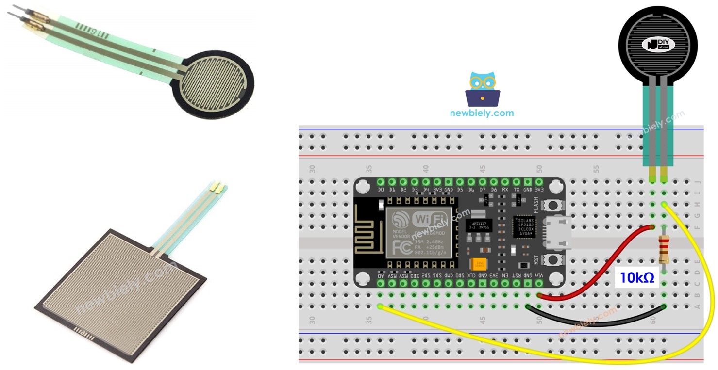 ESP8266 Capteur de force
