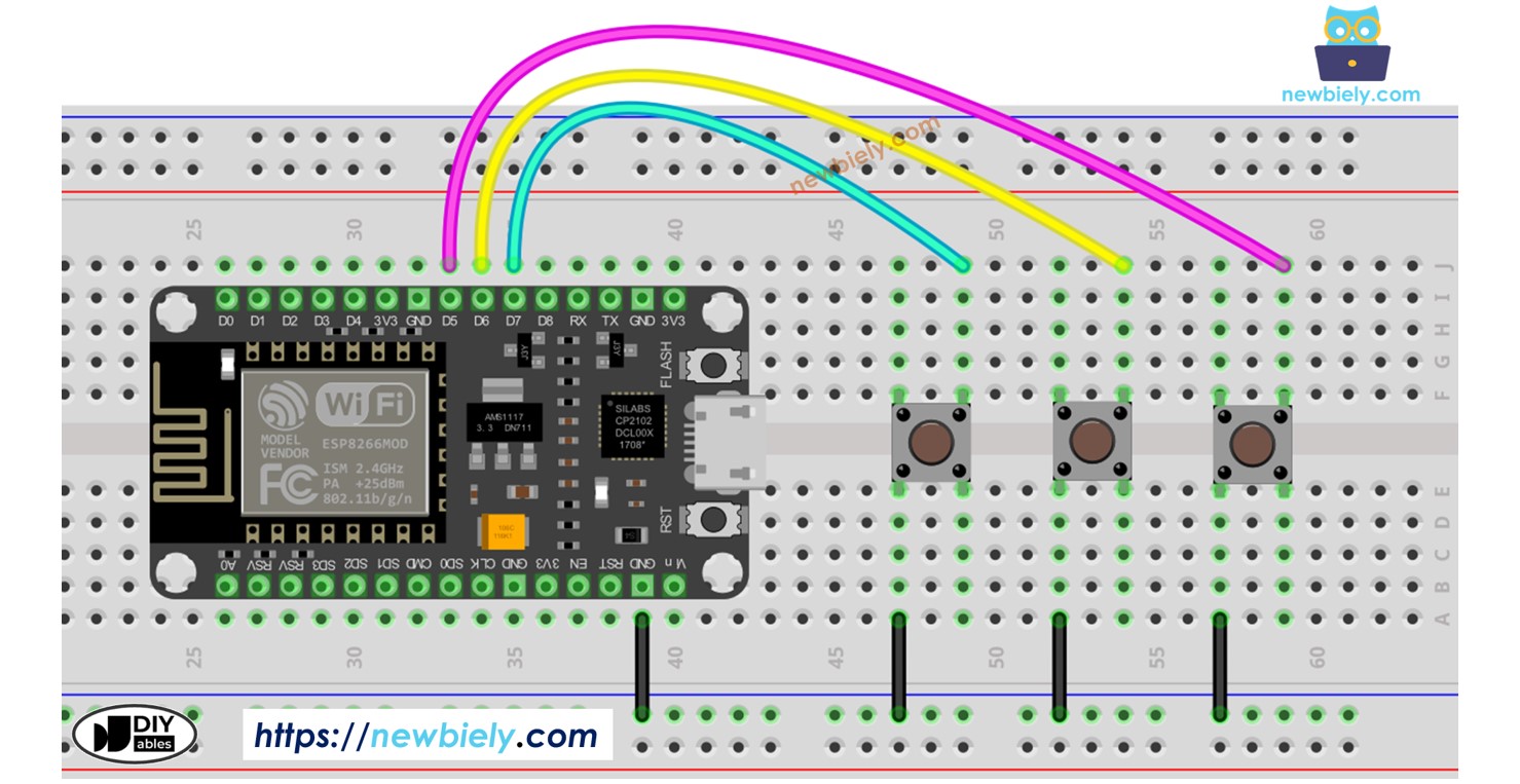 ESP8266 - Plusieurs boutons