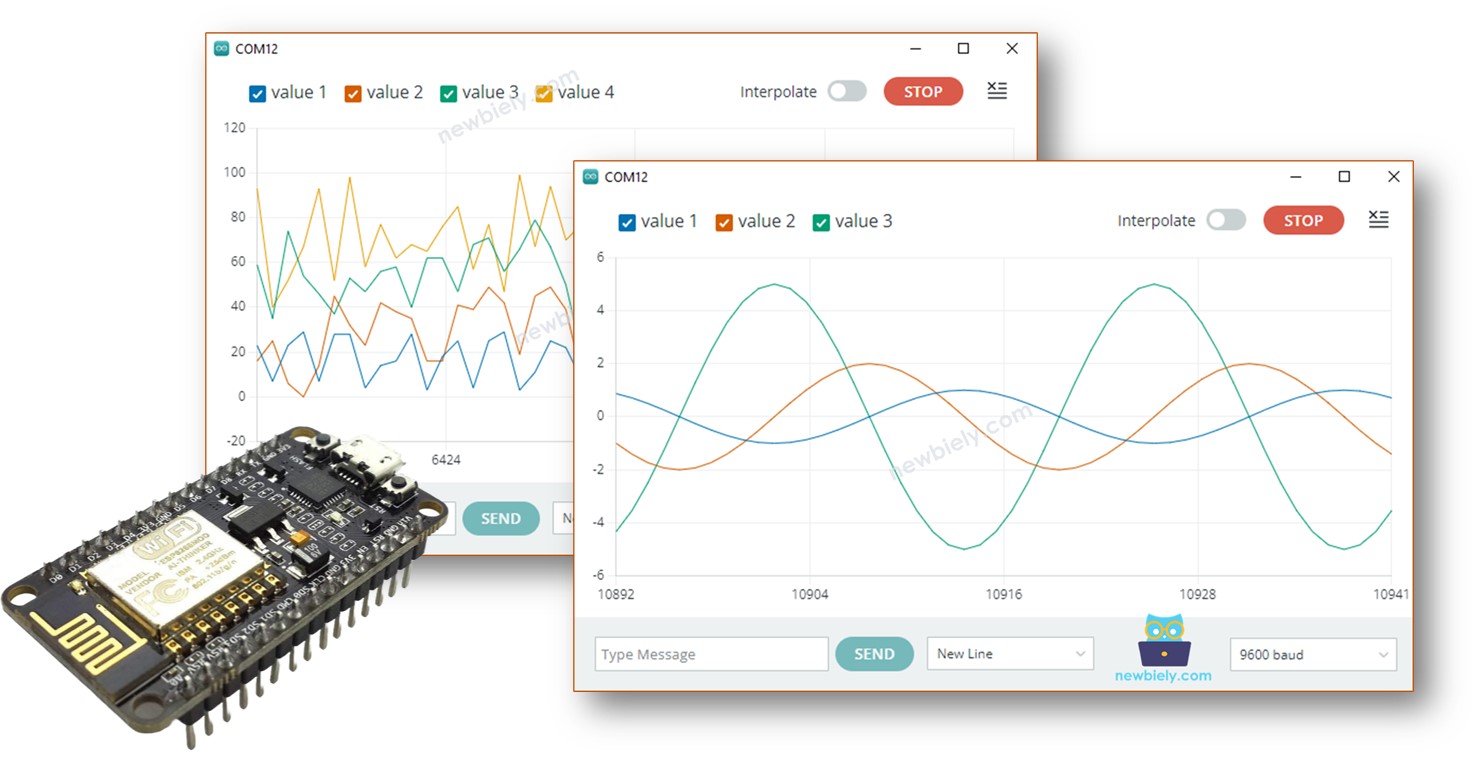 ESP8266 - Traceur série