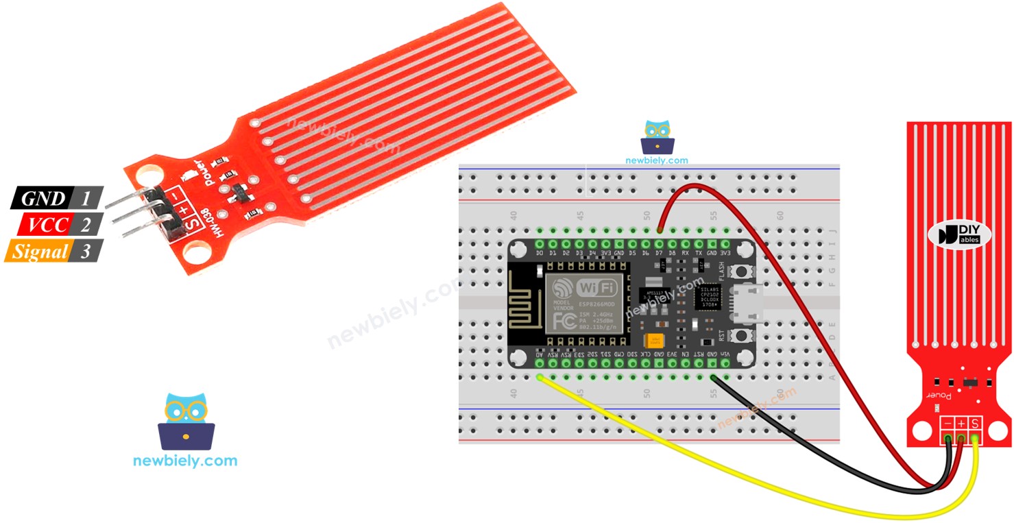 ESP8266 Eau/liquide