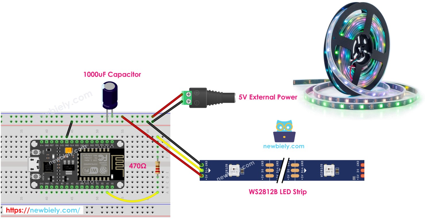 ESP8266 - Bandeau LED WS2812B