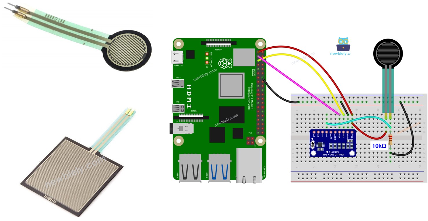 Raspberry Pi Capteur de force