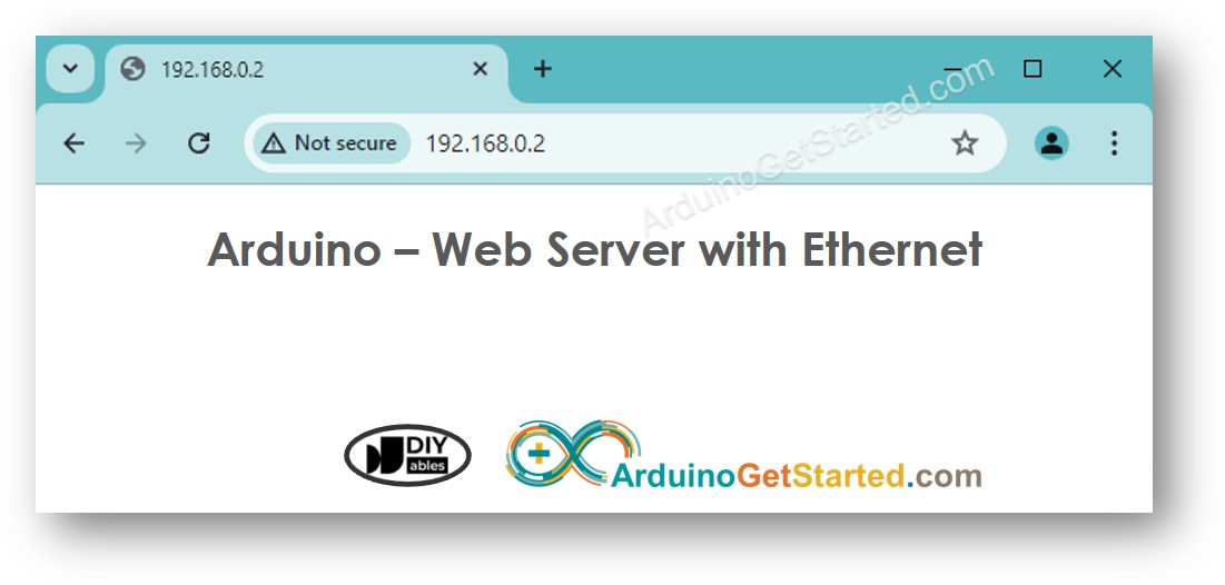 Serveur Web Ethernet Arduino