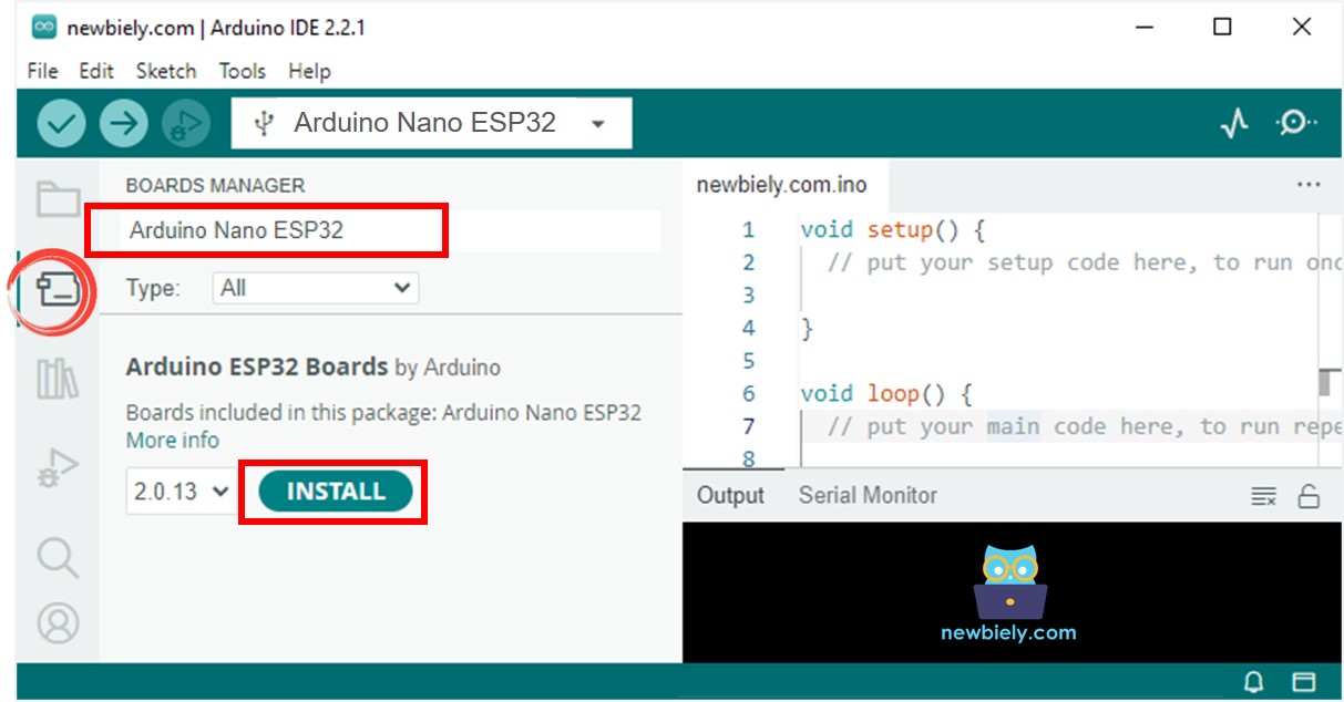 Arduino IDE - Comment installer ESP32