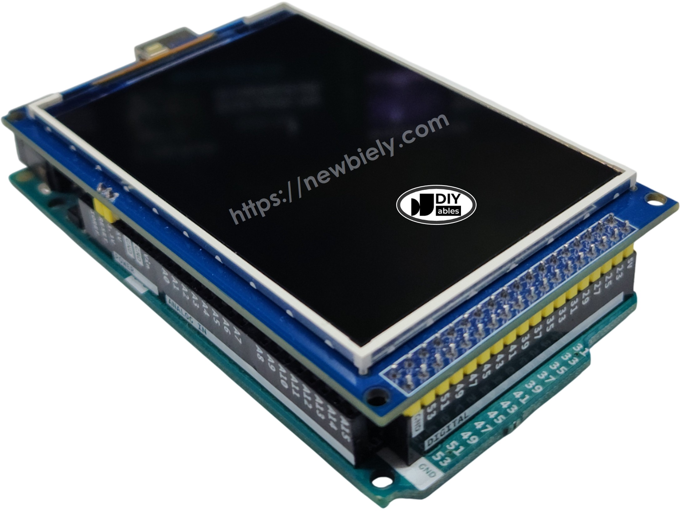 Arduino Mega TFT LCD wiring diagram