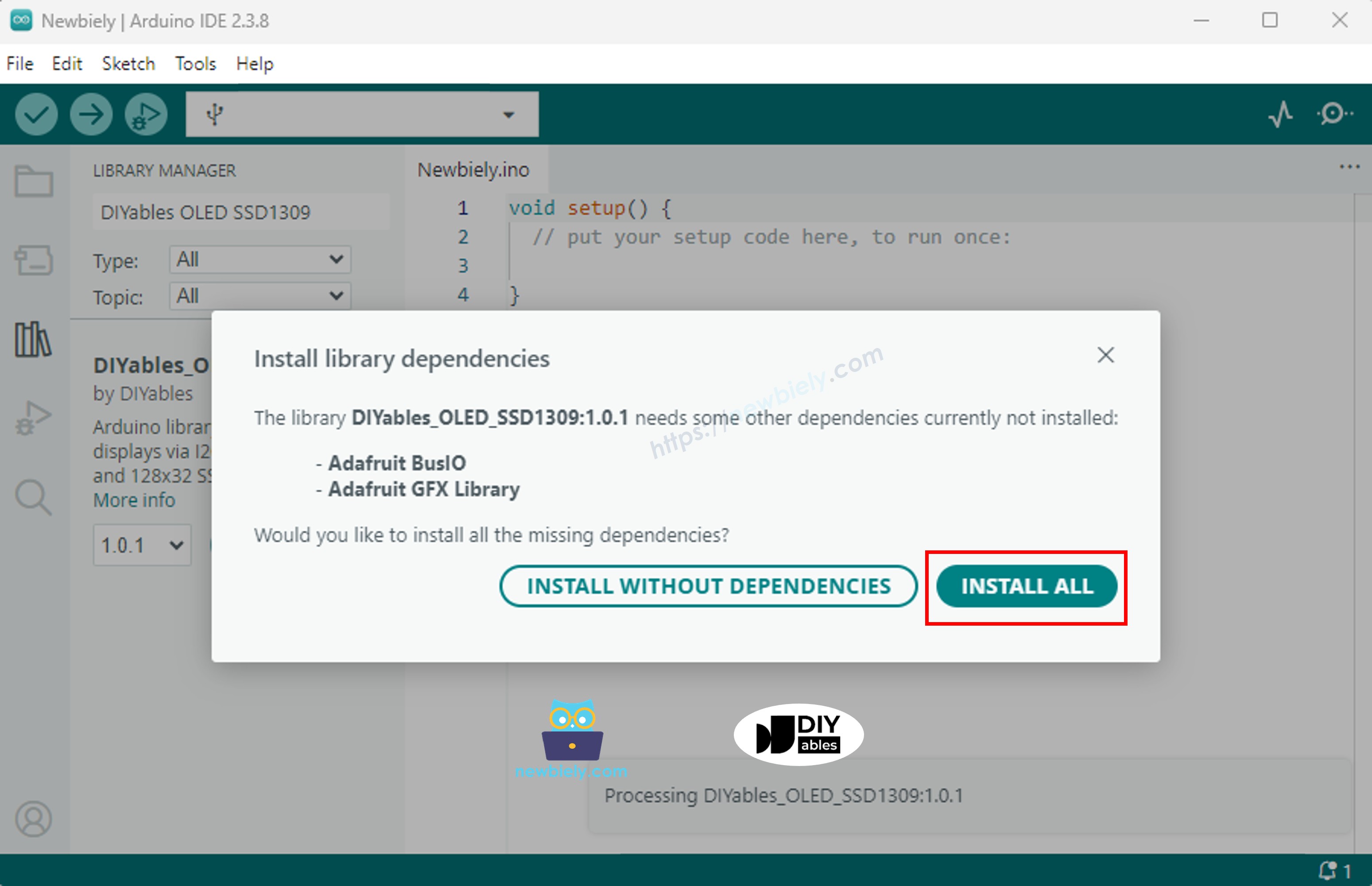 Bibliothèque Arduino Adafruit GFX