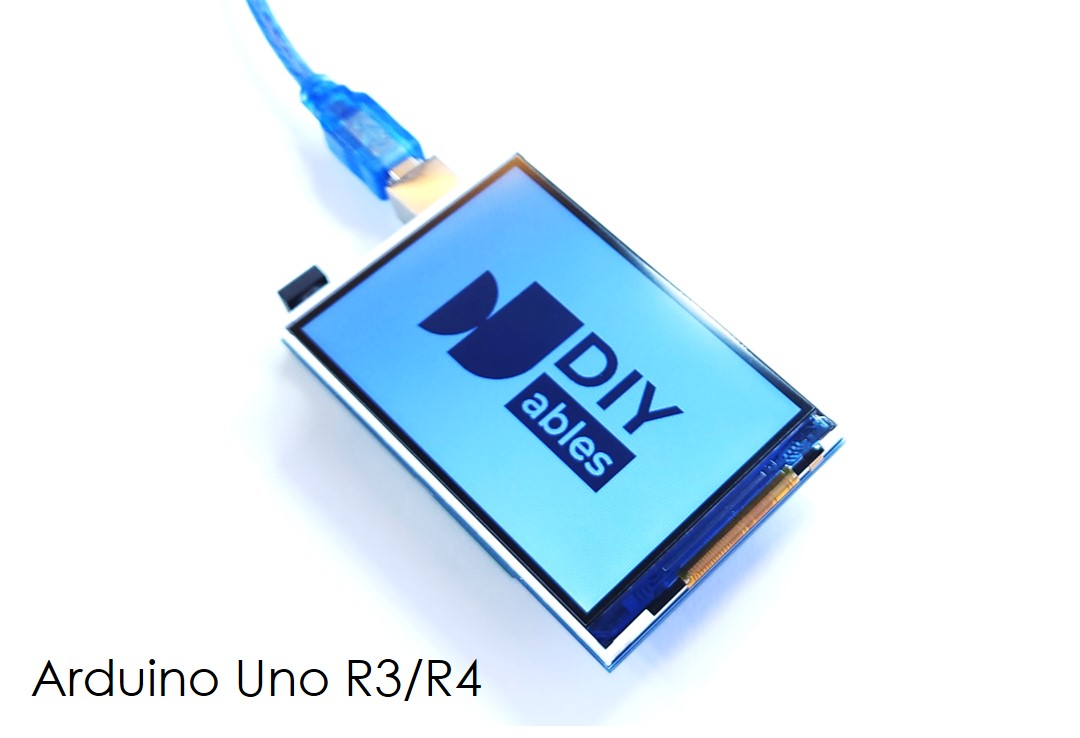 Arduino UNO R4 affiche une image depuis une carte SD sur un écran LCD TFT tactile