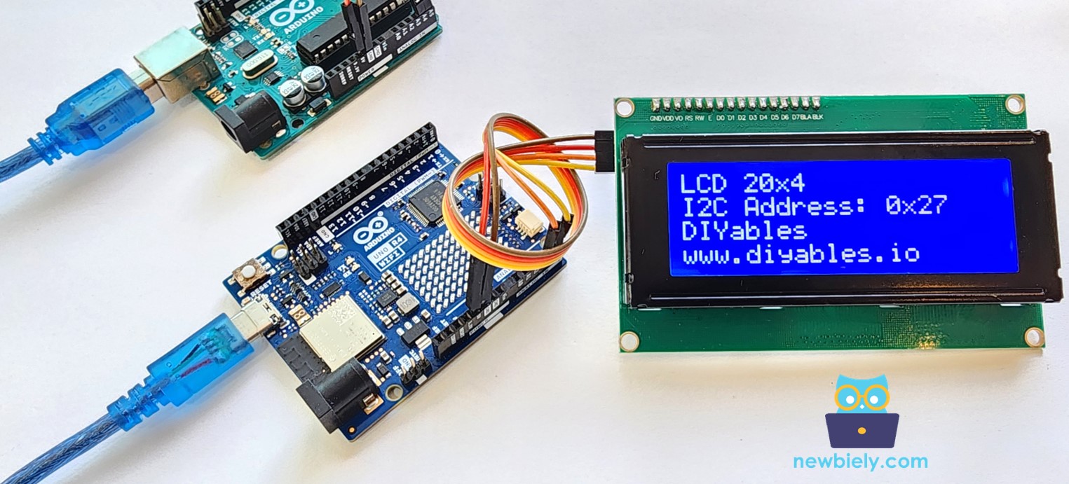 Écran LCD 20x4 Arduino UNO R4
