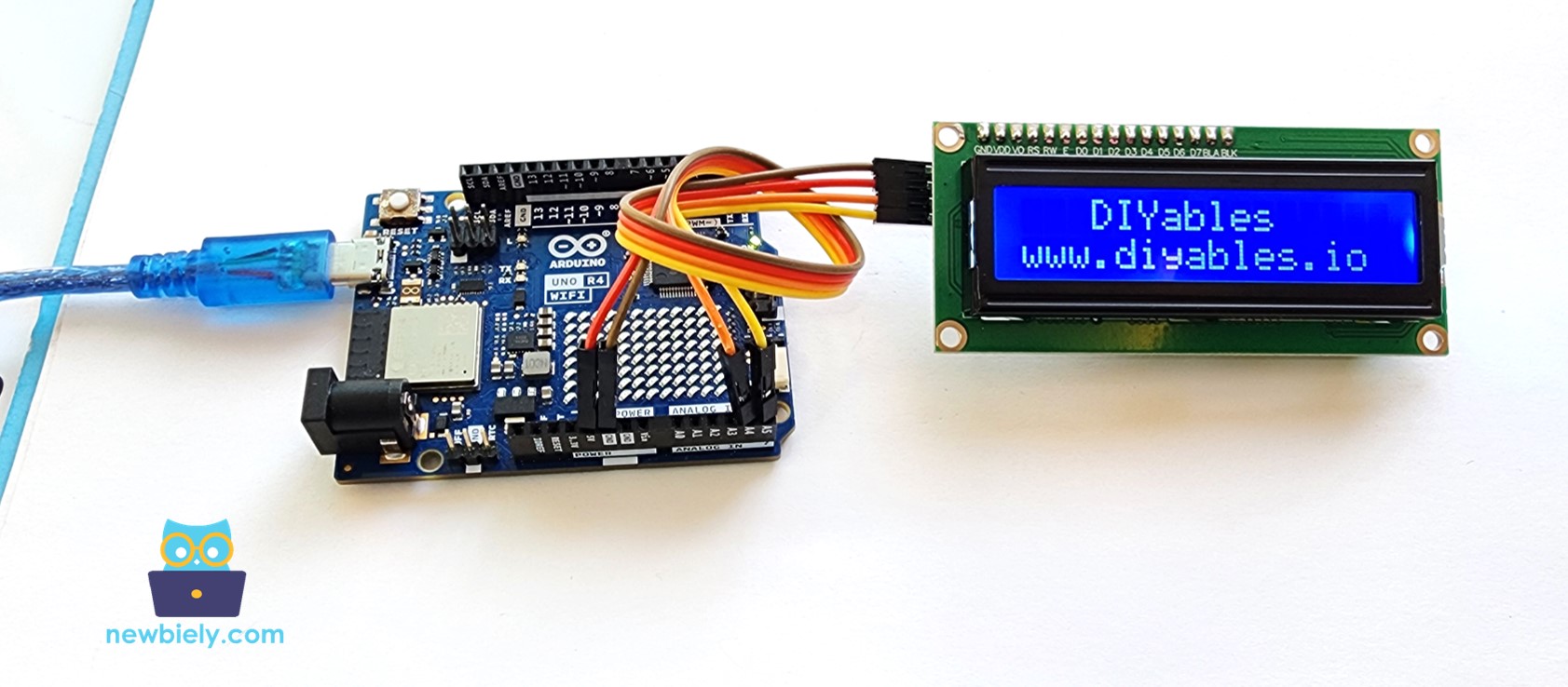 Arduino UNO R4 écran LCD I2C