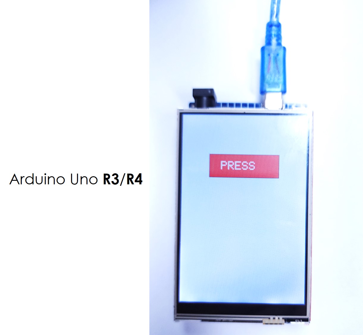 Événement de bouton tactile Arduino UNO R4 : appuyé/relâché sur l'écran tactile TFT LCD
