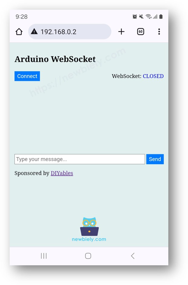 Arduino UNO R4 WebSocket navigateur Web