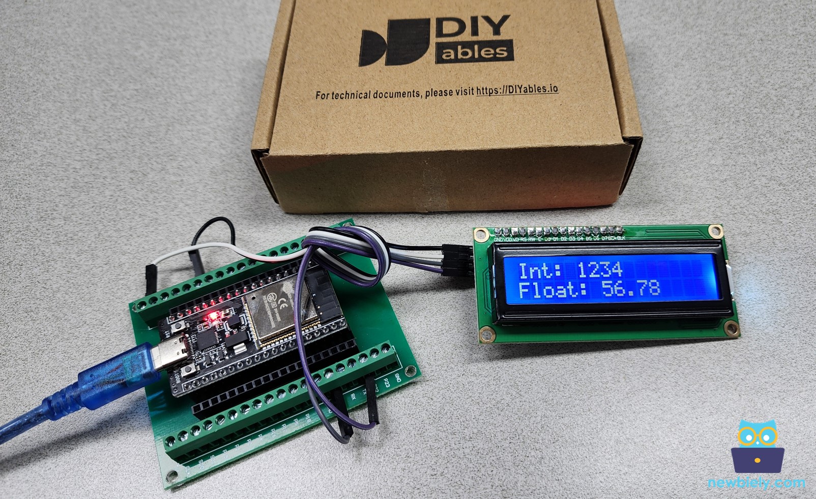 ESP32 MicroPython écran LCD 16x2