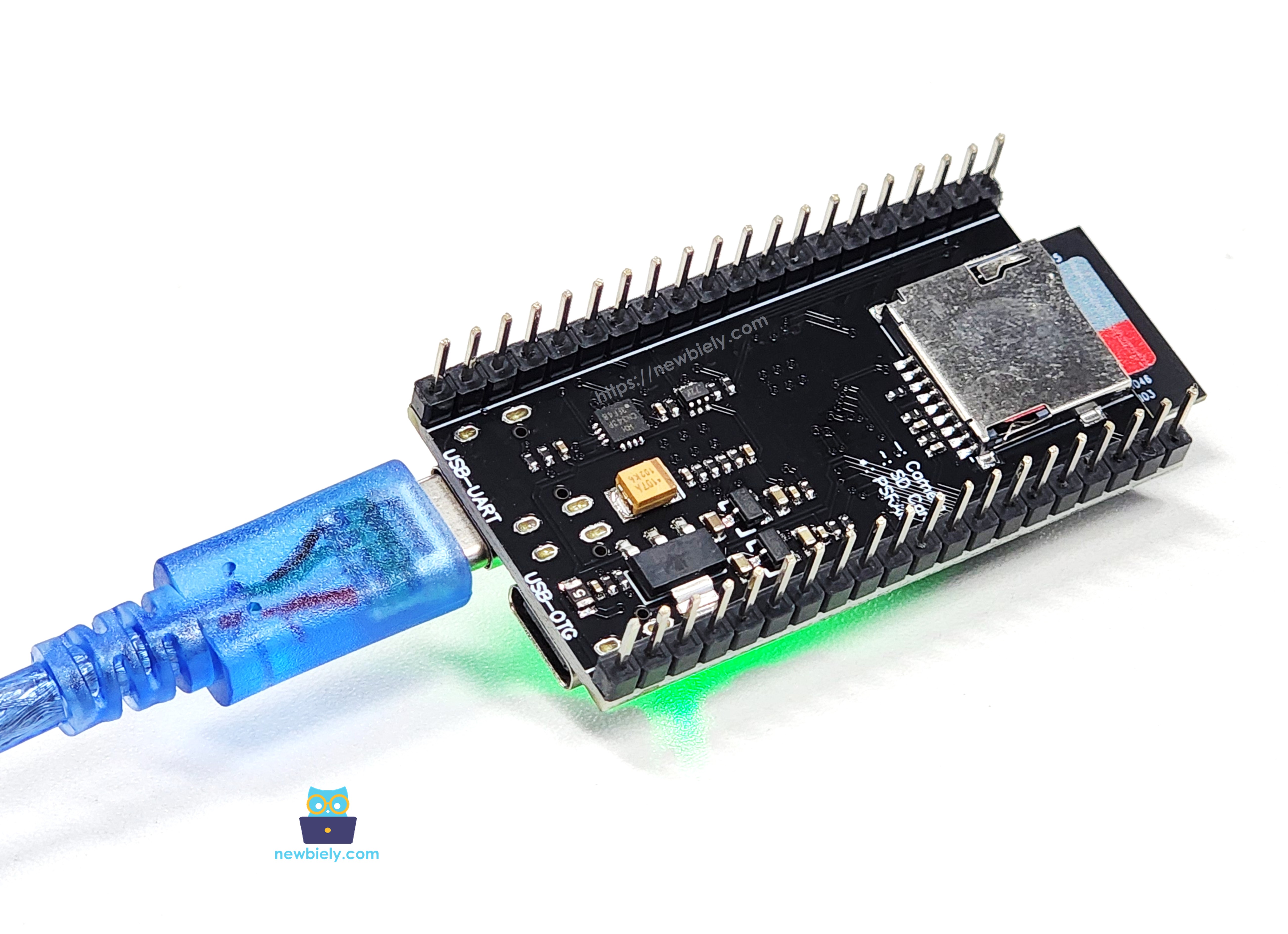 ESP32 S3 Photo Gallery Wiring Diagram