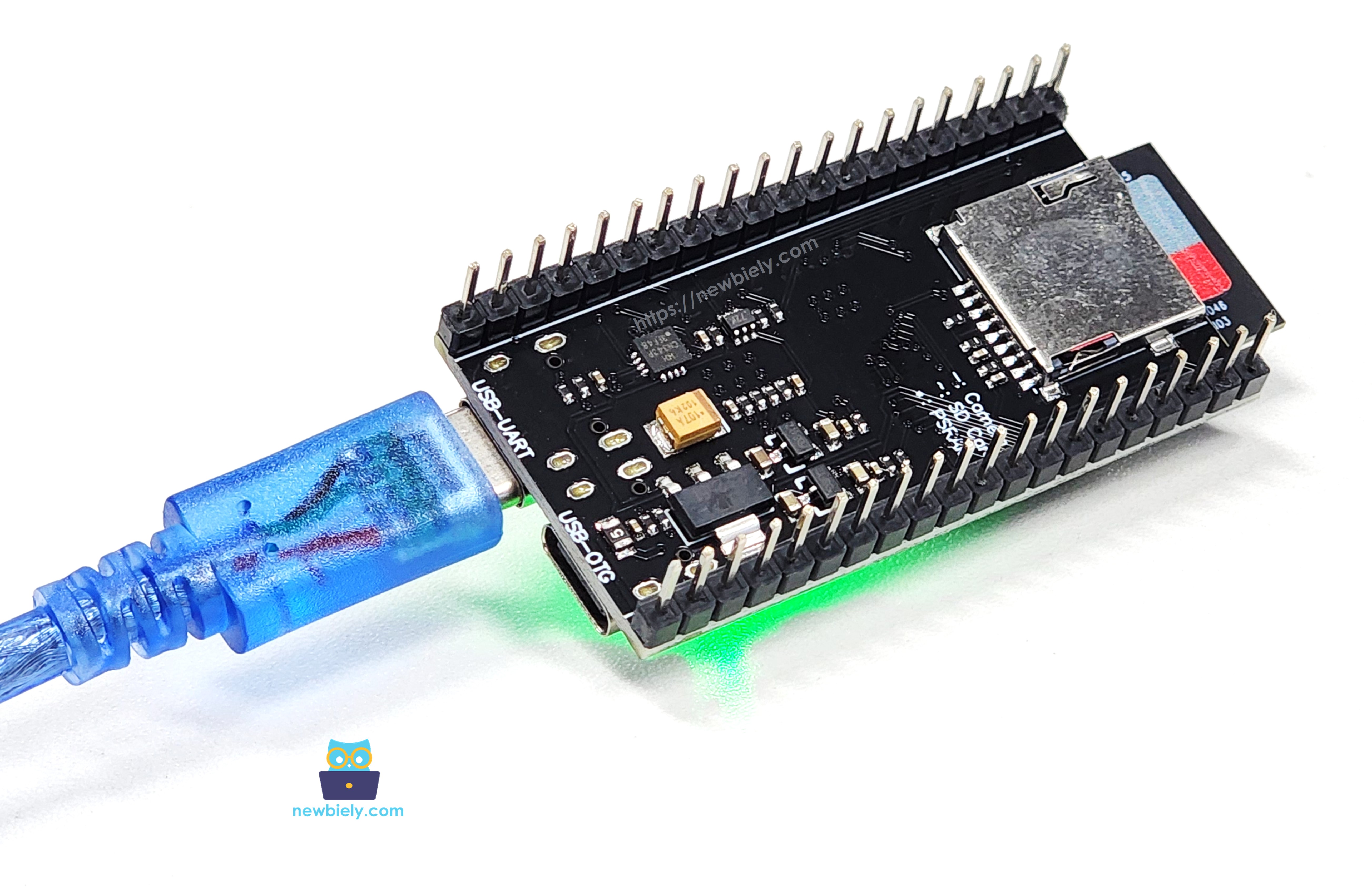 ESP32 S3 Software Motion Detection Wiring Diagram