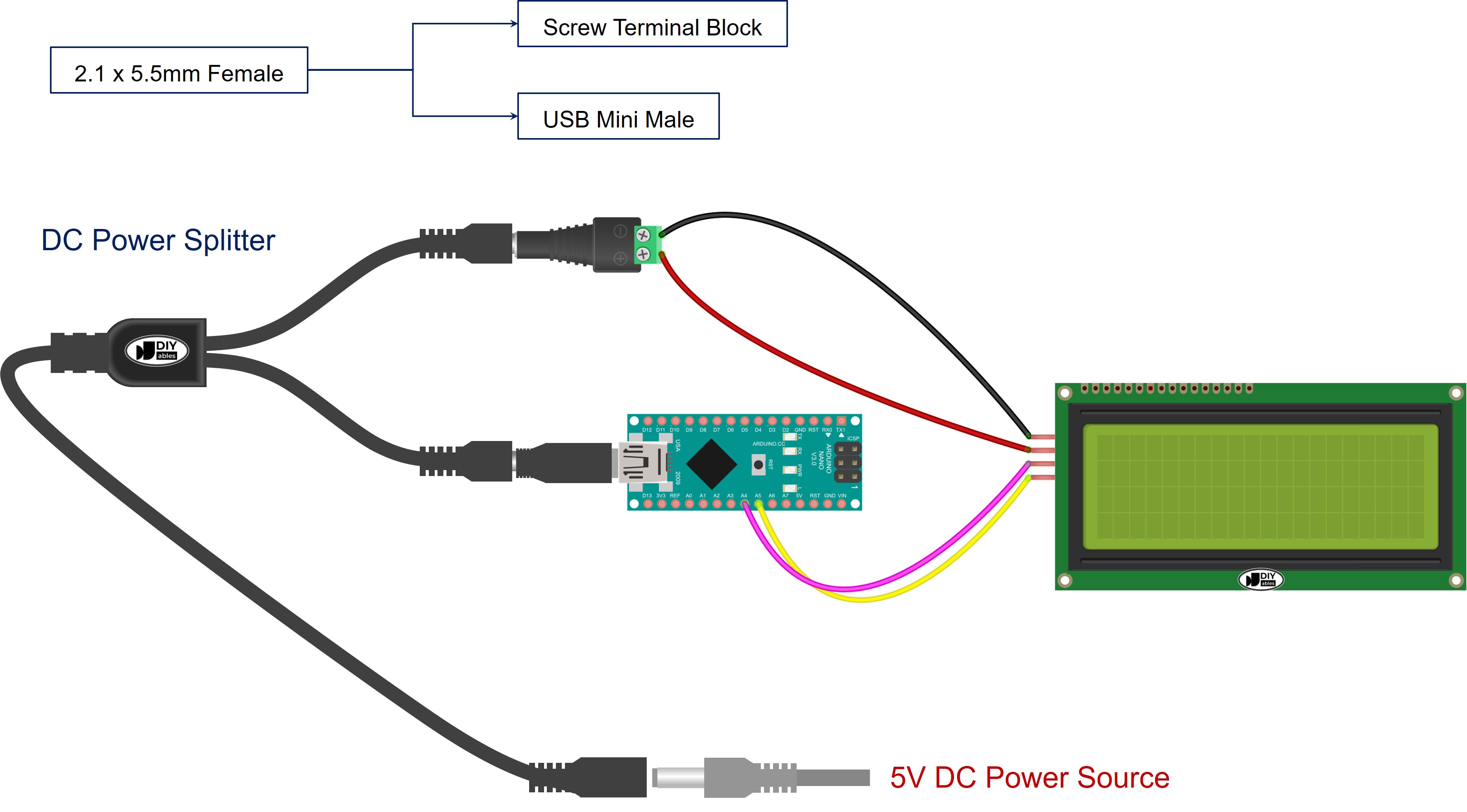 Comment alimenter un Arduino Nano