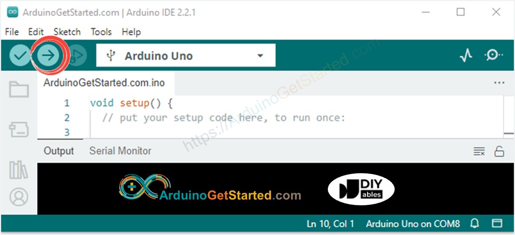 IDE Arduino - Comment télécharger du code