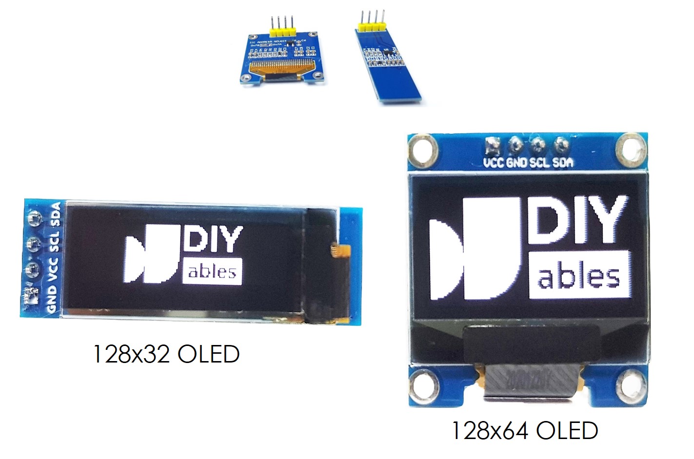 Schéma des broches OLED