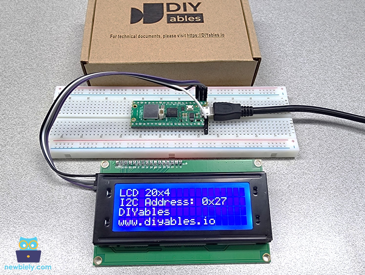 LCD 20x4 Raspberry Pi Pico